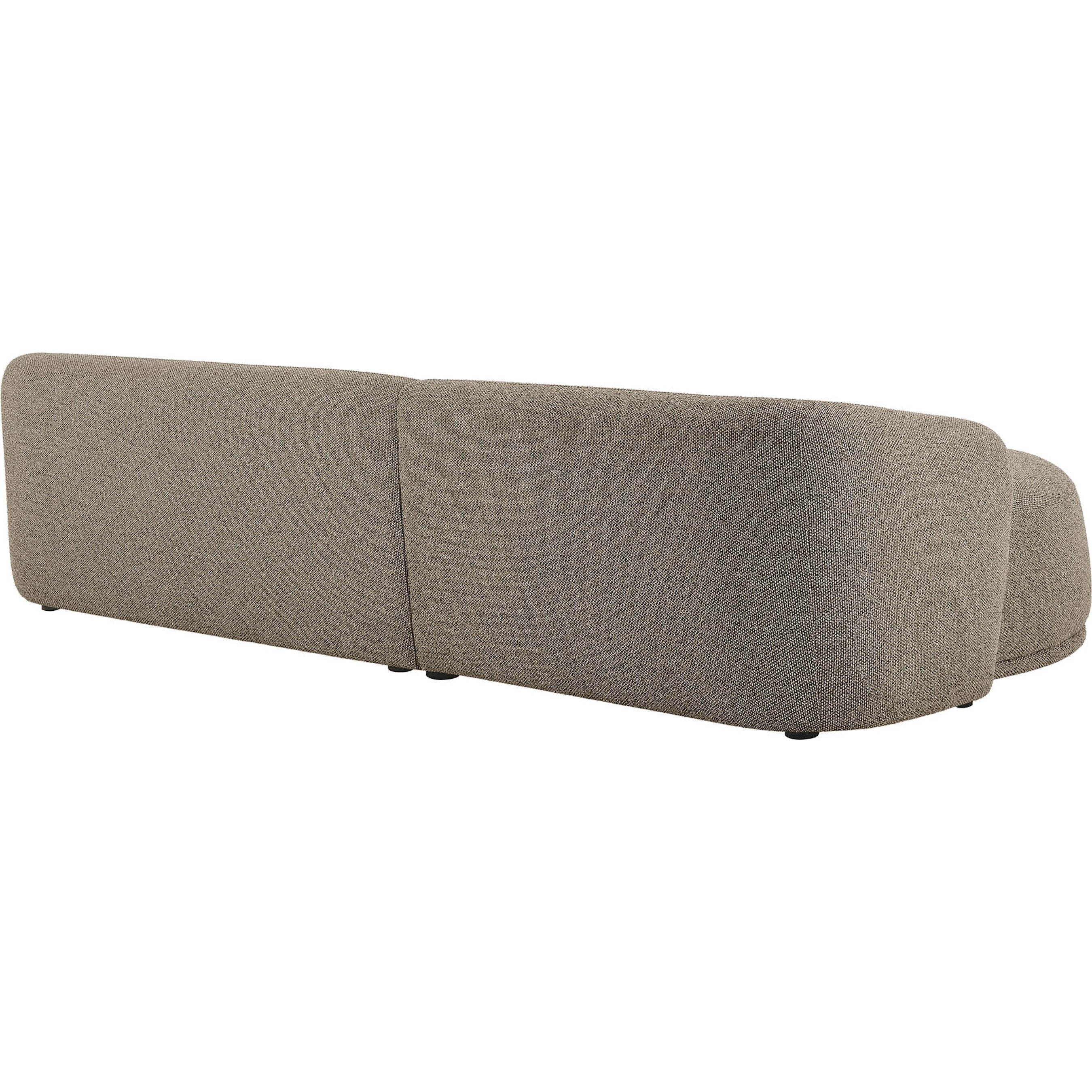 Gardner 2 Piece Boucle Modular Sofa with Chaise - Image 8