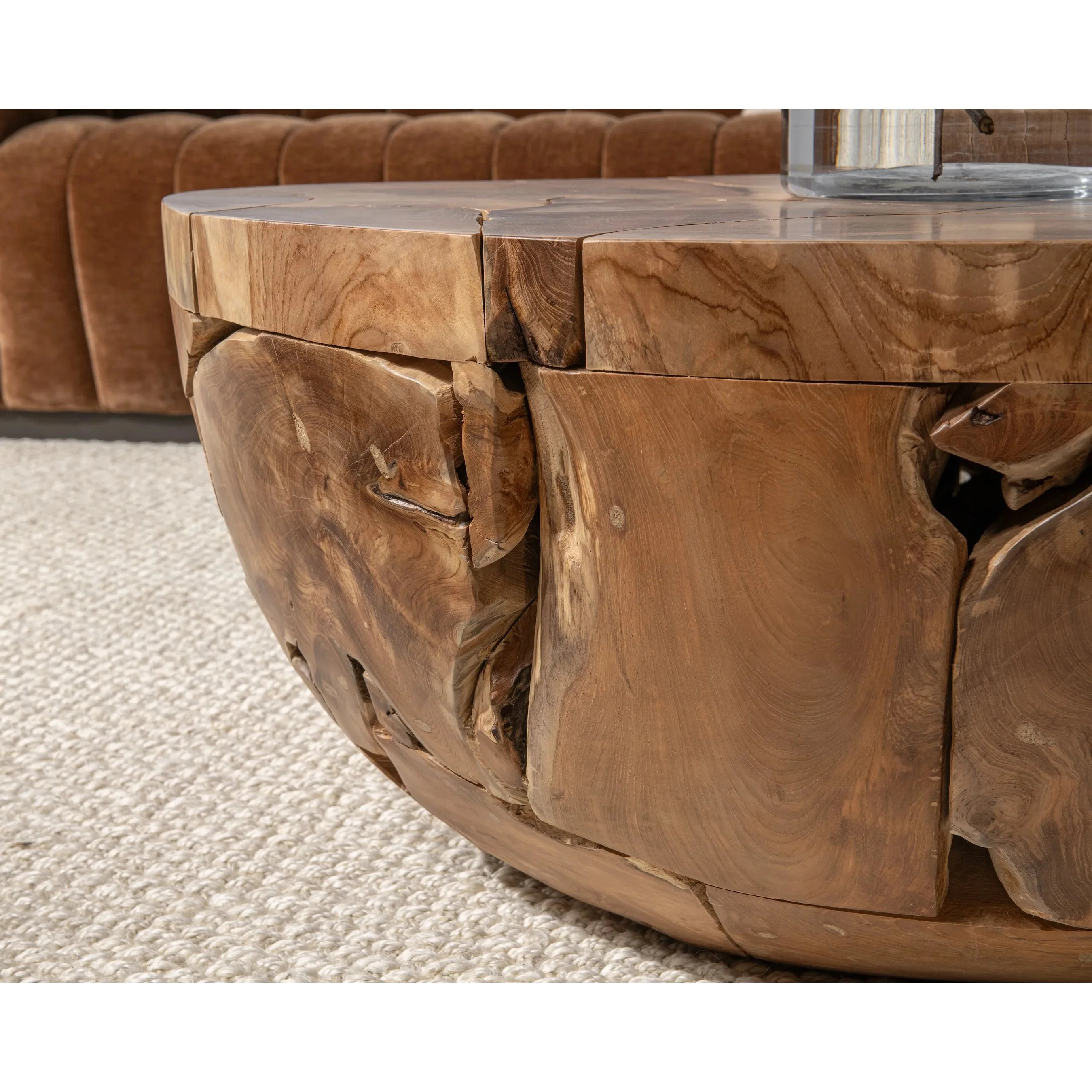 Garford Teak Wood Coffee Table - Image 6