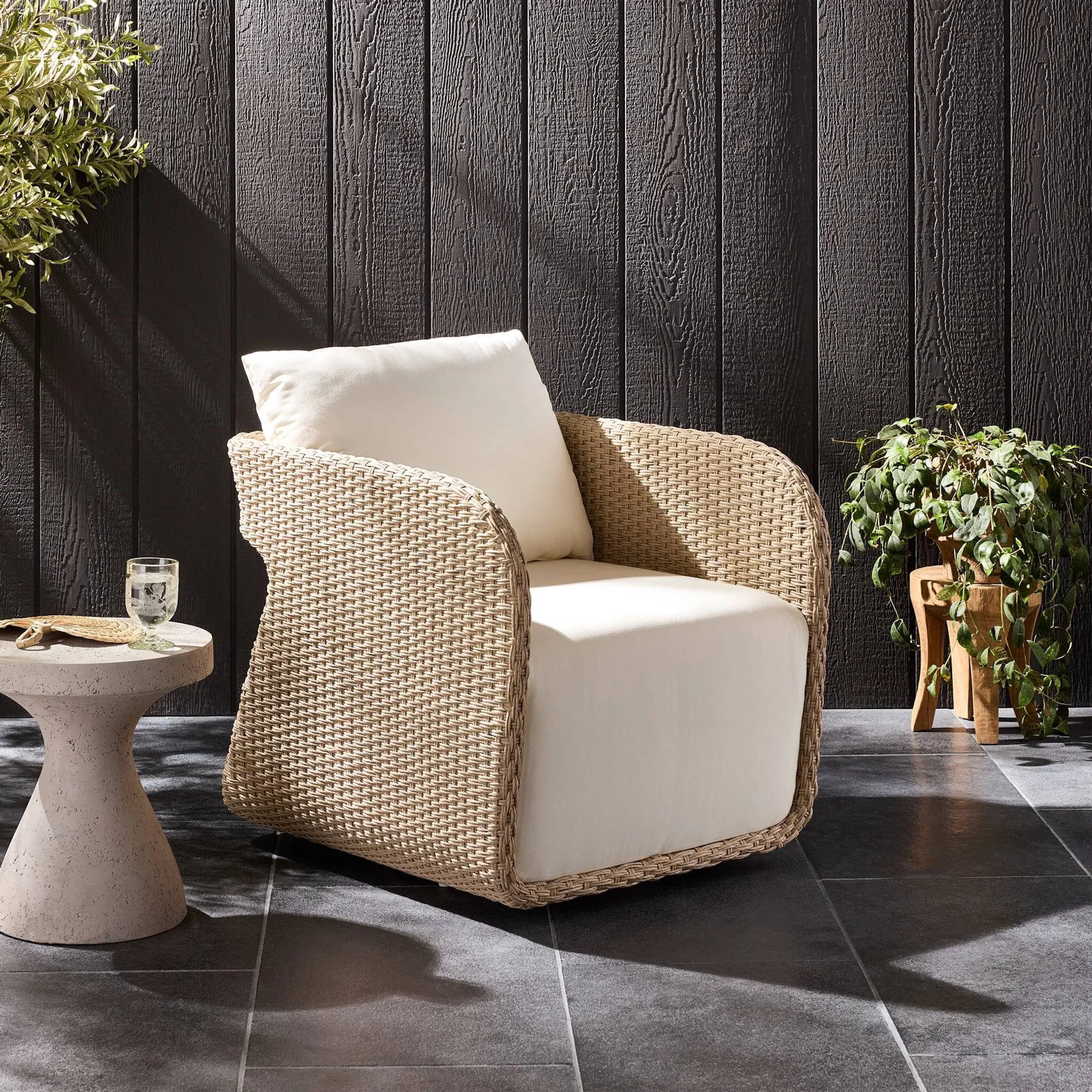 Geneva Outdoor Swivel Chair - Image 11