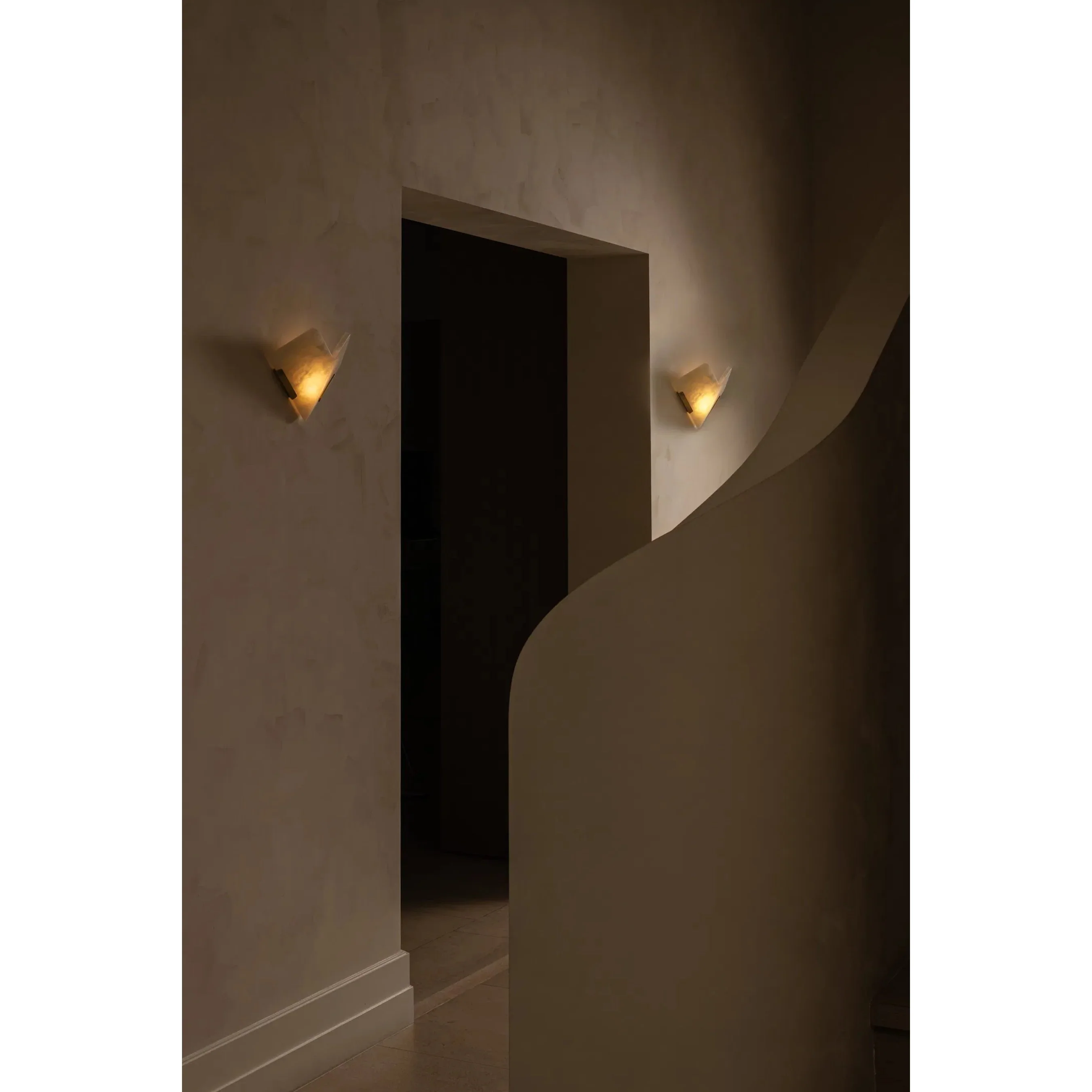 Geo Book Matched Wall Sconce - Image 2