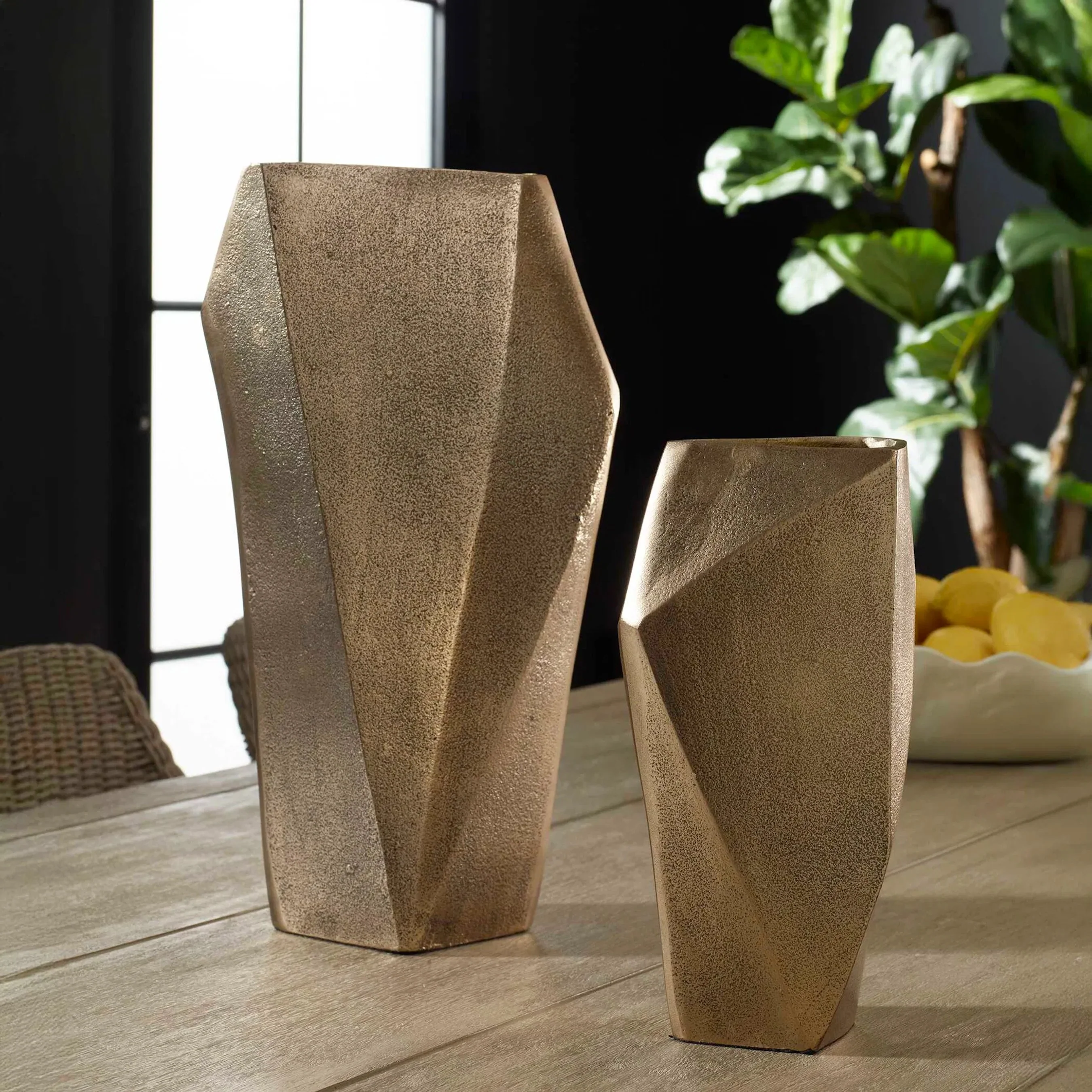 Geoform Indoor-Outdoor Vases - Image 3
