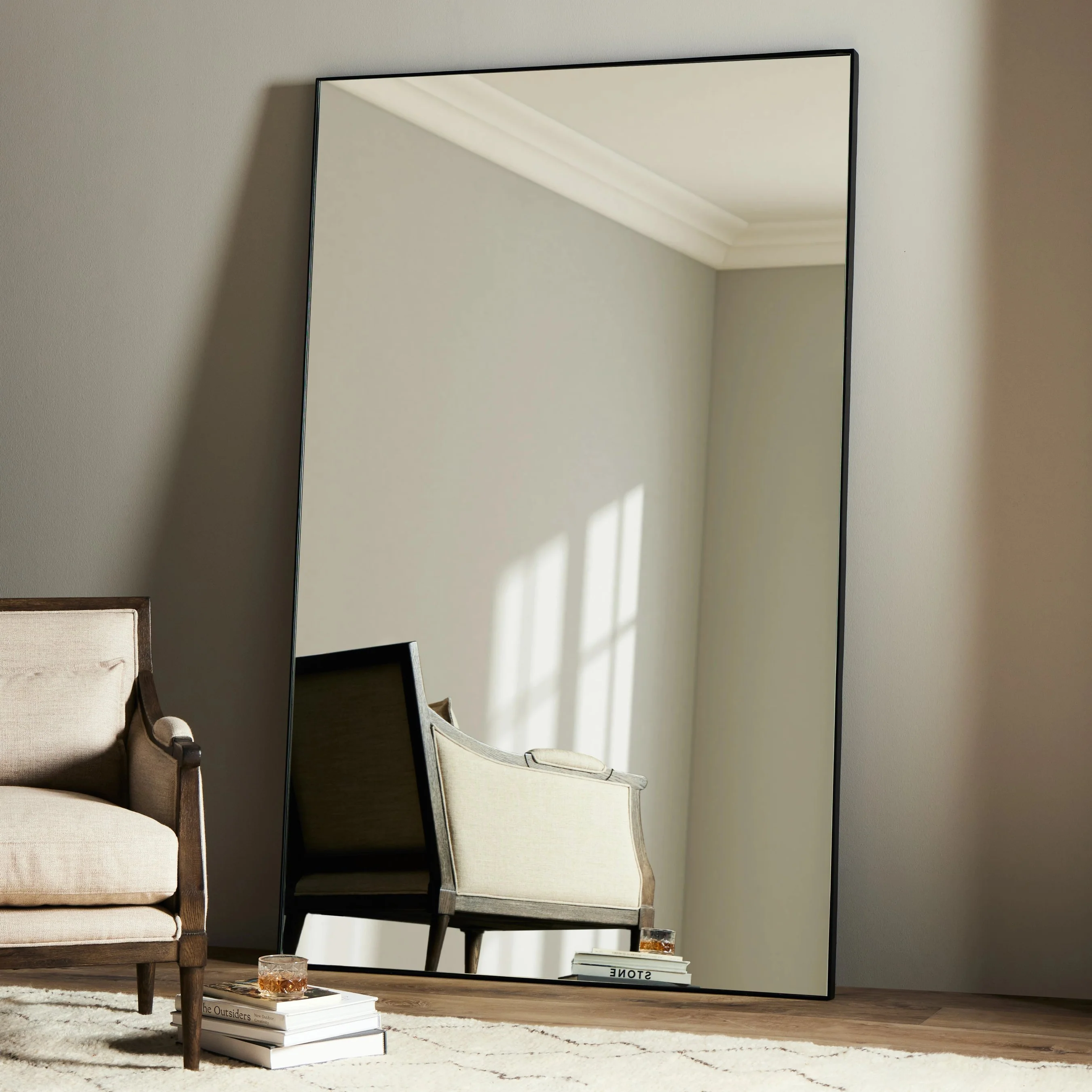 Georgina Rectangle Floor Mirror - Image 10