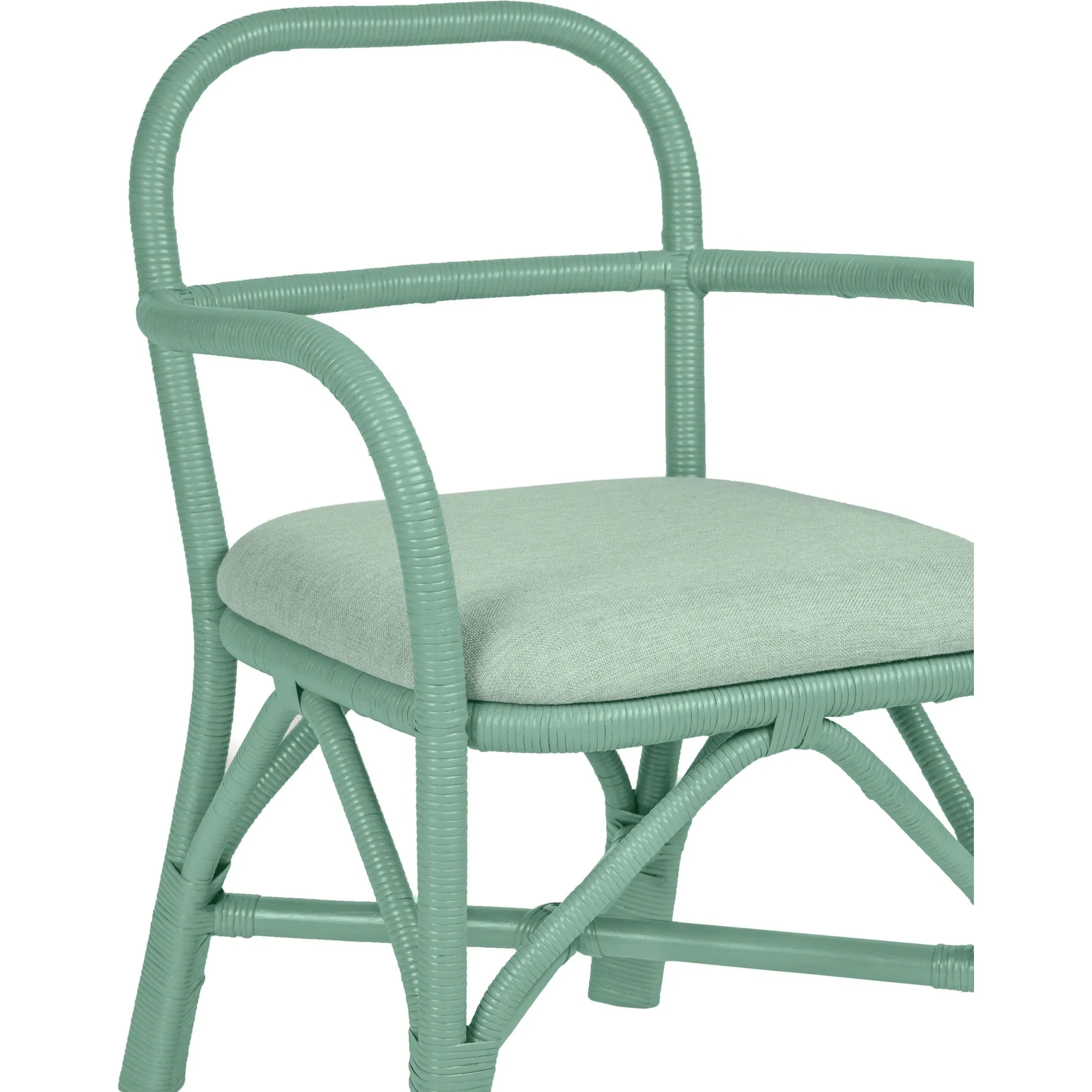 Ginny Rattan Dining Chair - Image 12