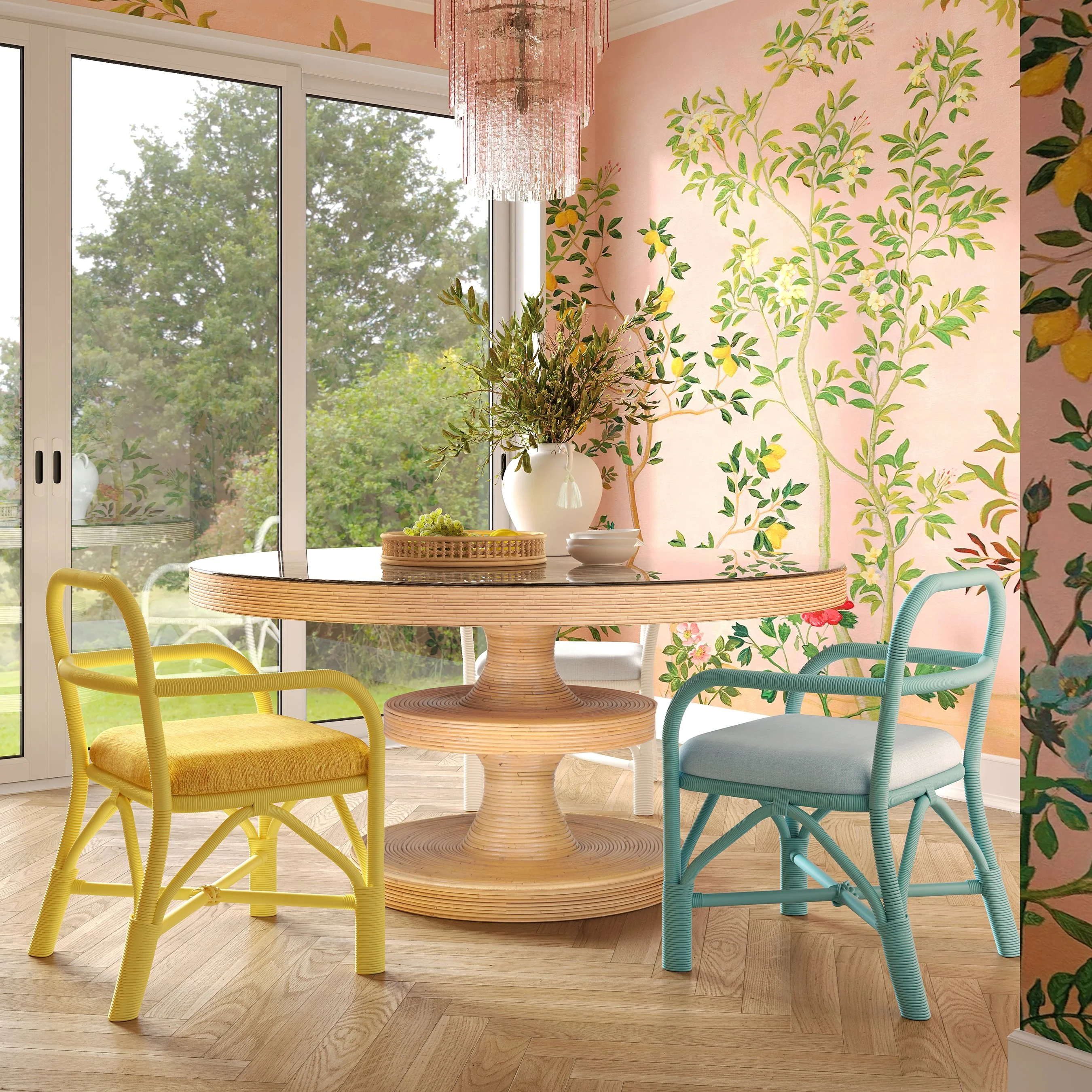 Ginny Rattan Dining Chair - Image 18