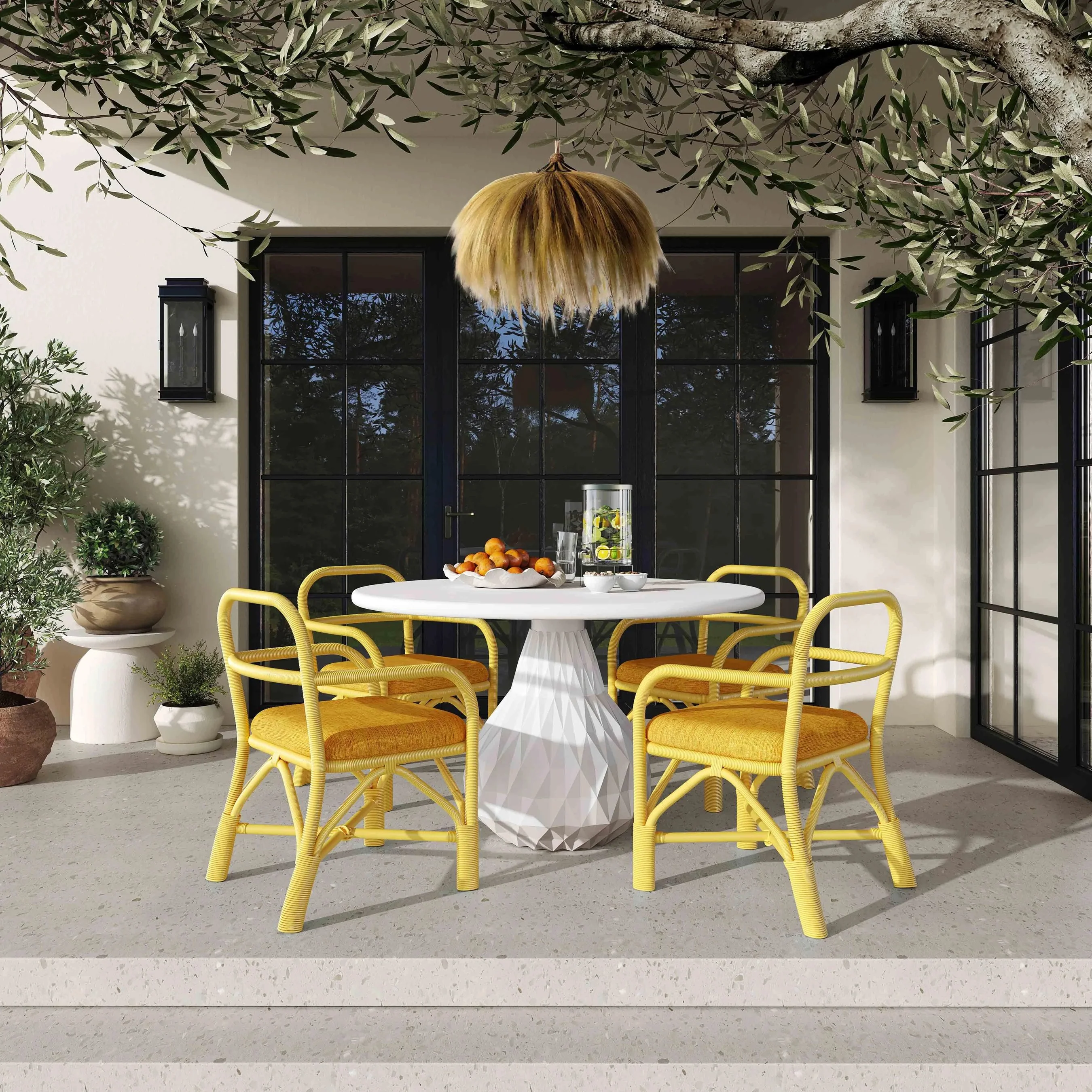 Ginny Rattan Dining Chair - Image 19