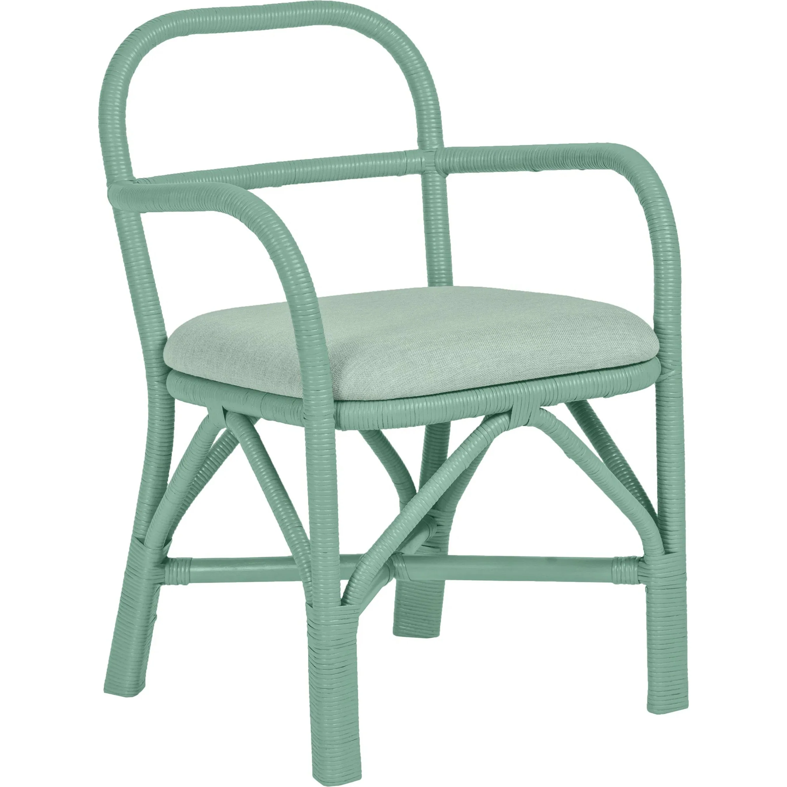 Ginny Rattan Dining Chair - Image 2