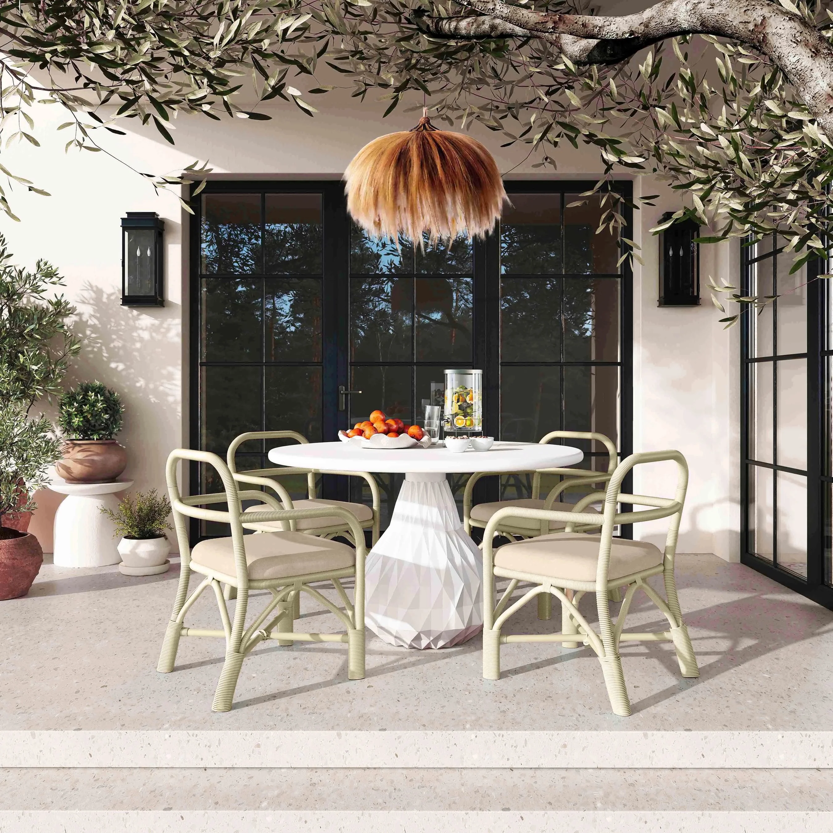 Ginny Rattan Dining Chair - Image 21