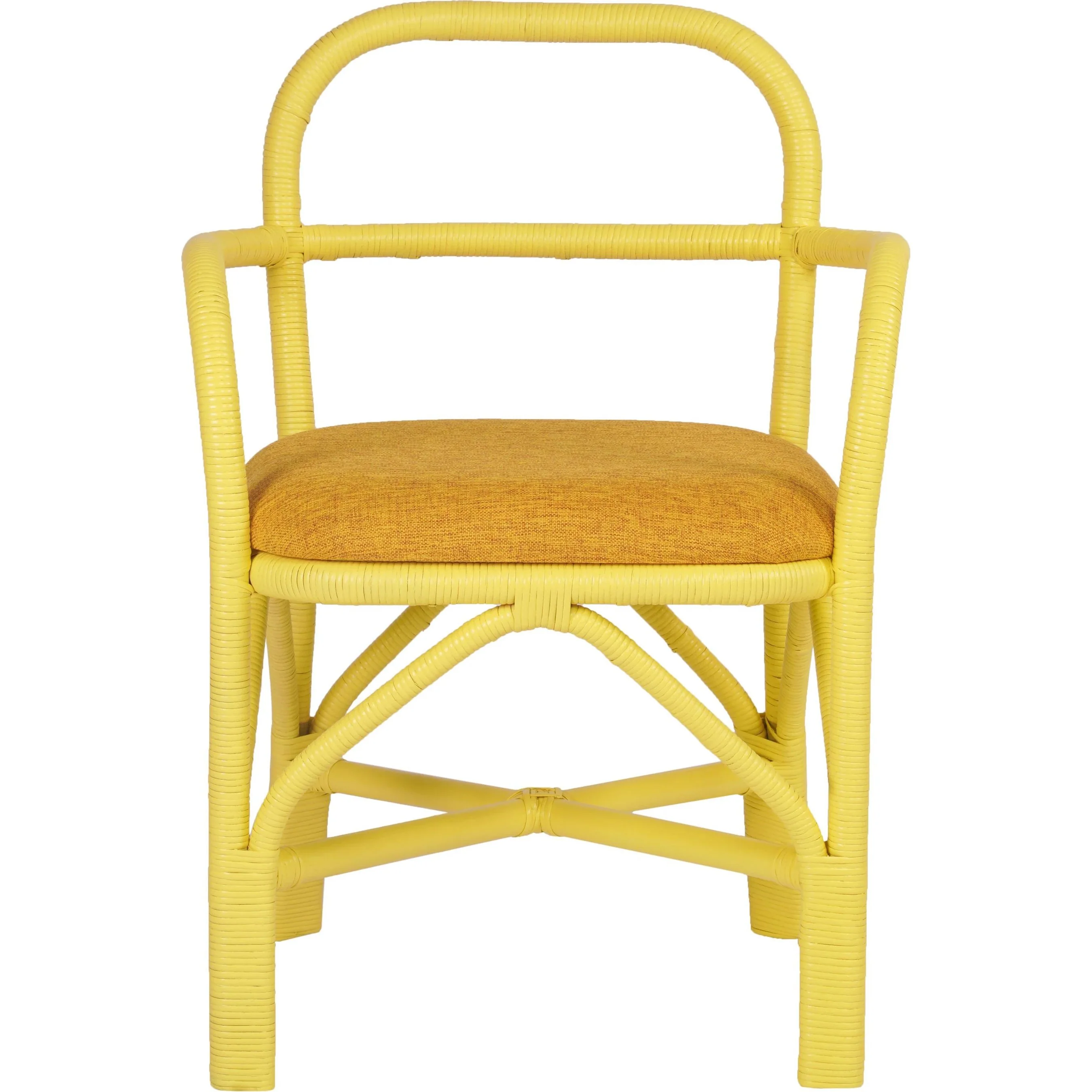 Ginny Rattan Dining Chair - Image 4