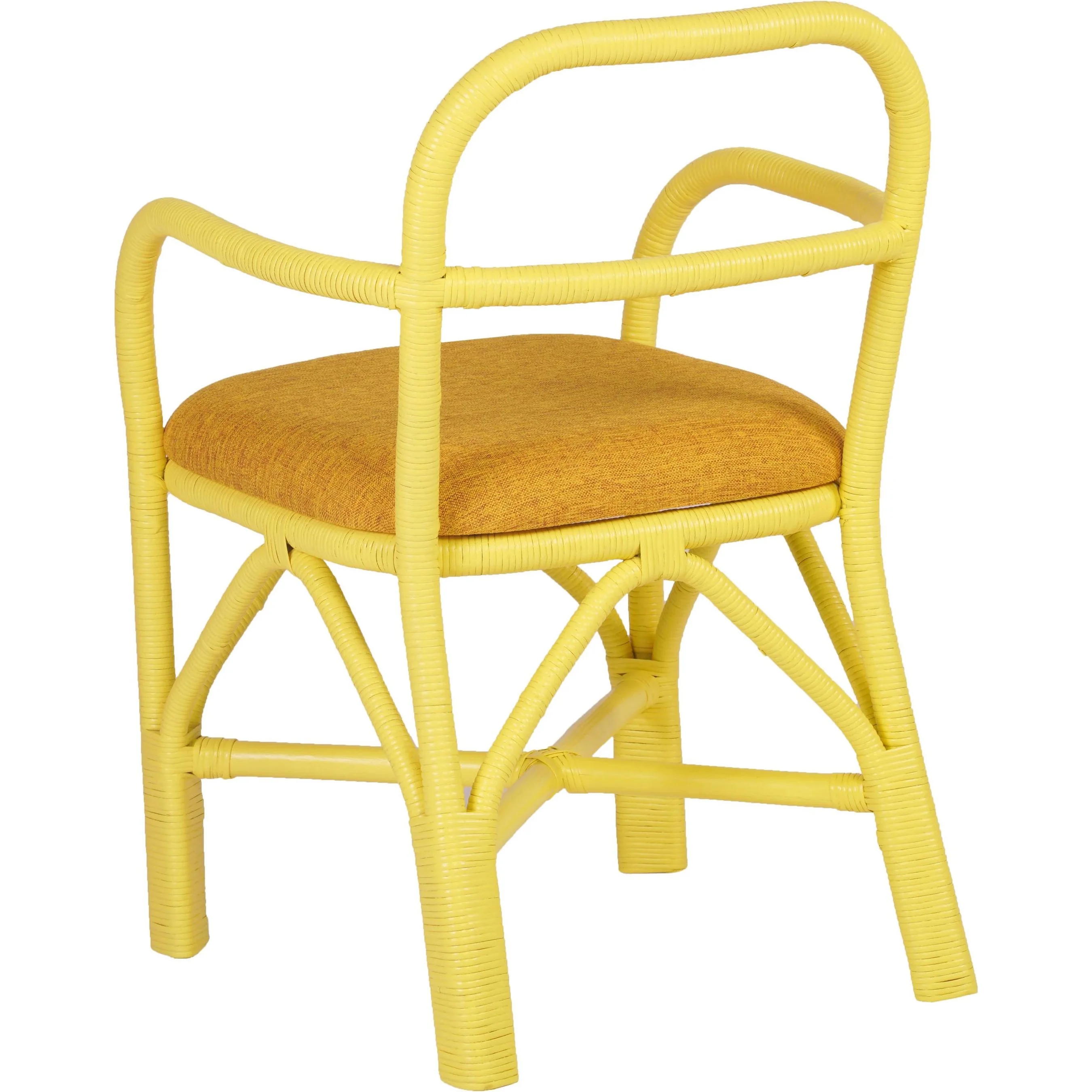 Ginny Rattan Dining Chair - Image 5