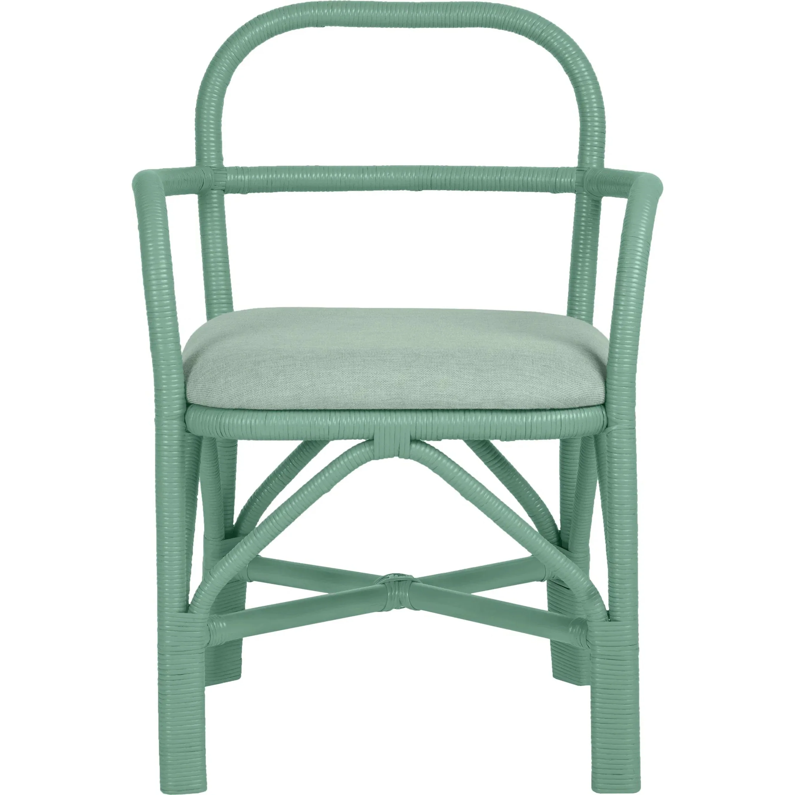 Ginny Rattan Dining Chair - Image 7