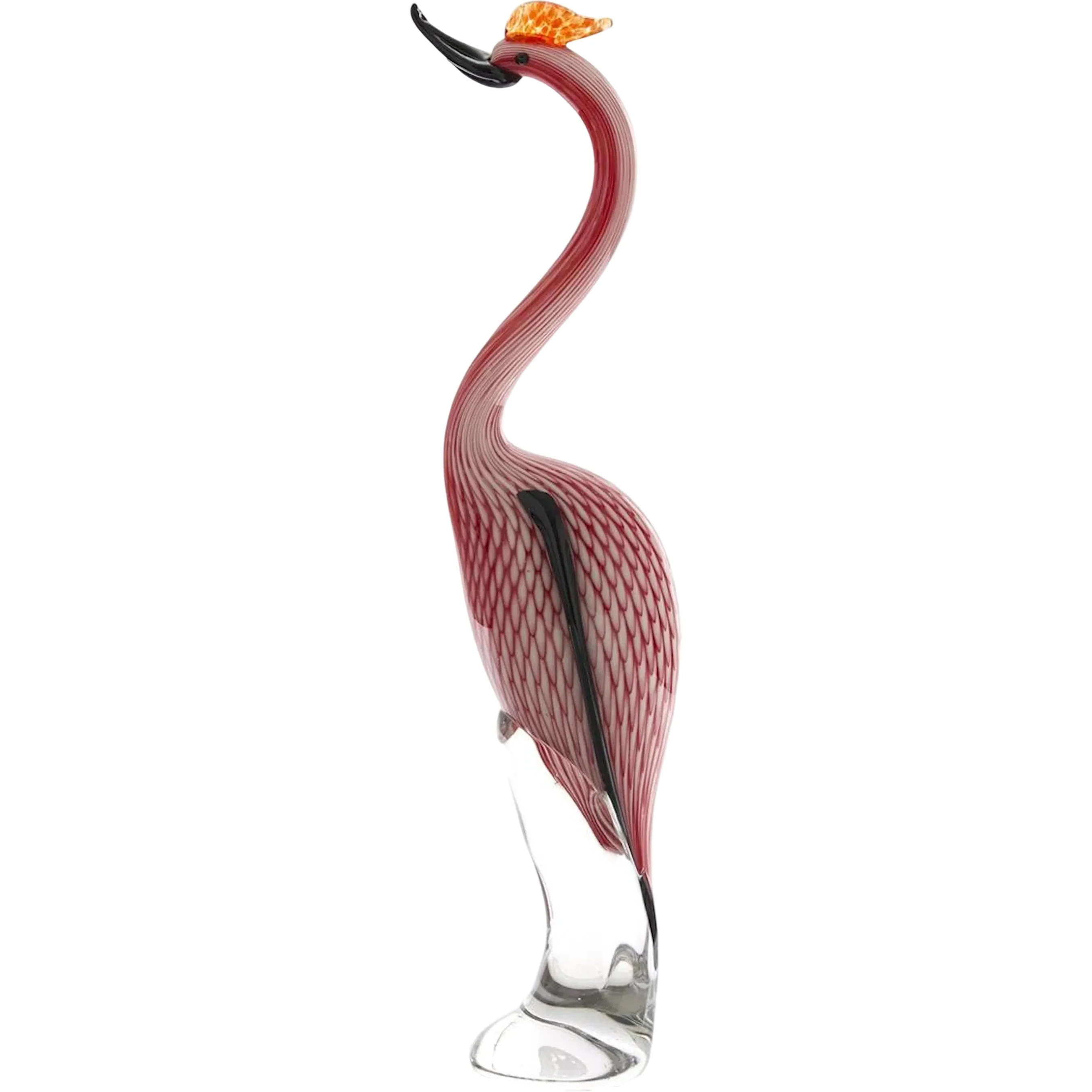 Glass Heron Sculpture II