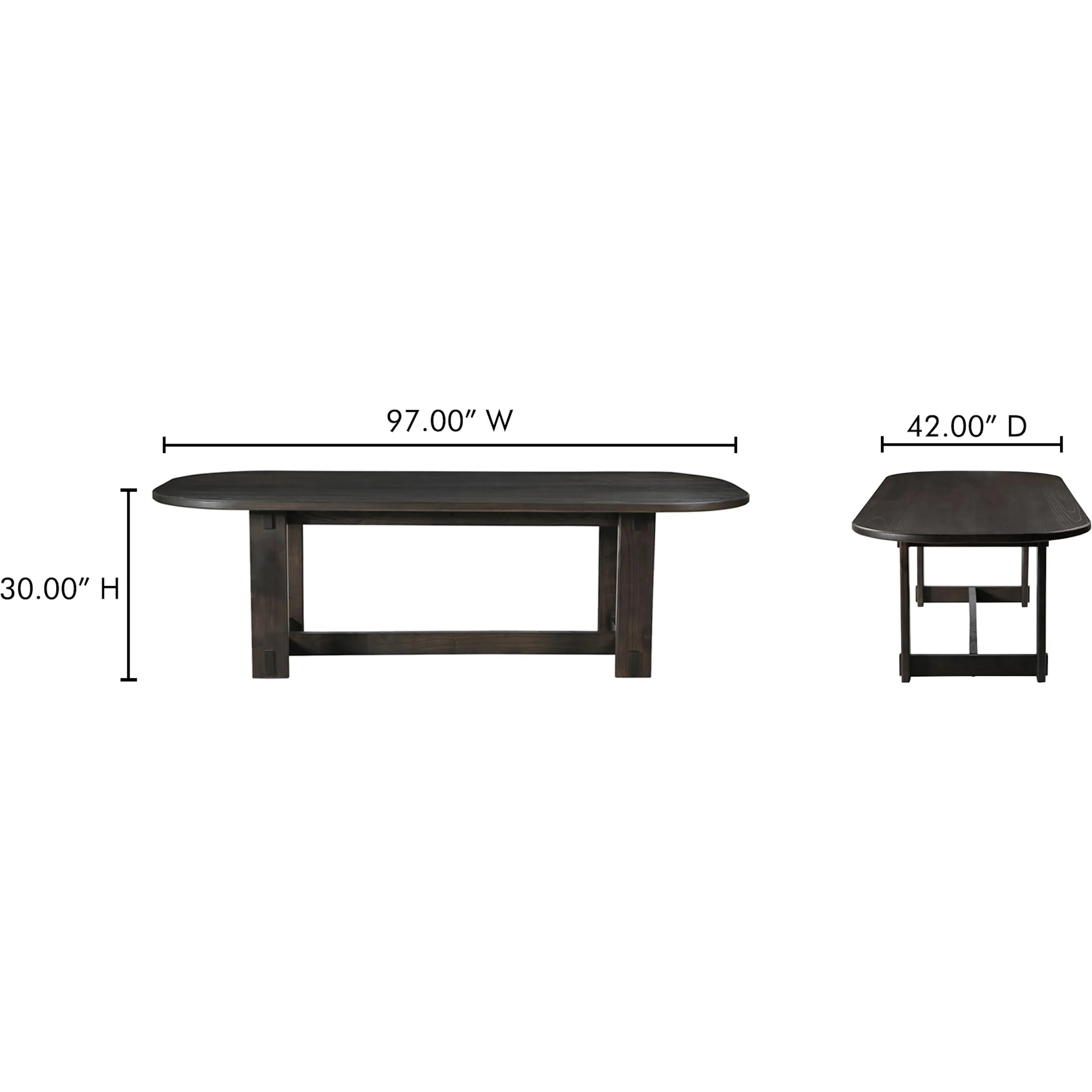 Glenn Oval Dining Table - Image 5