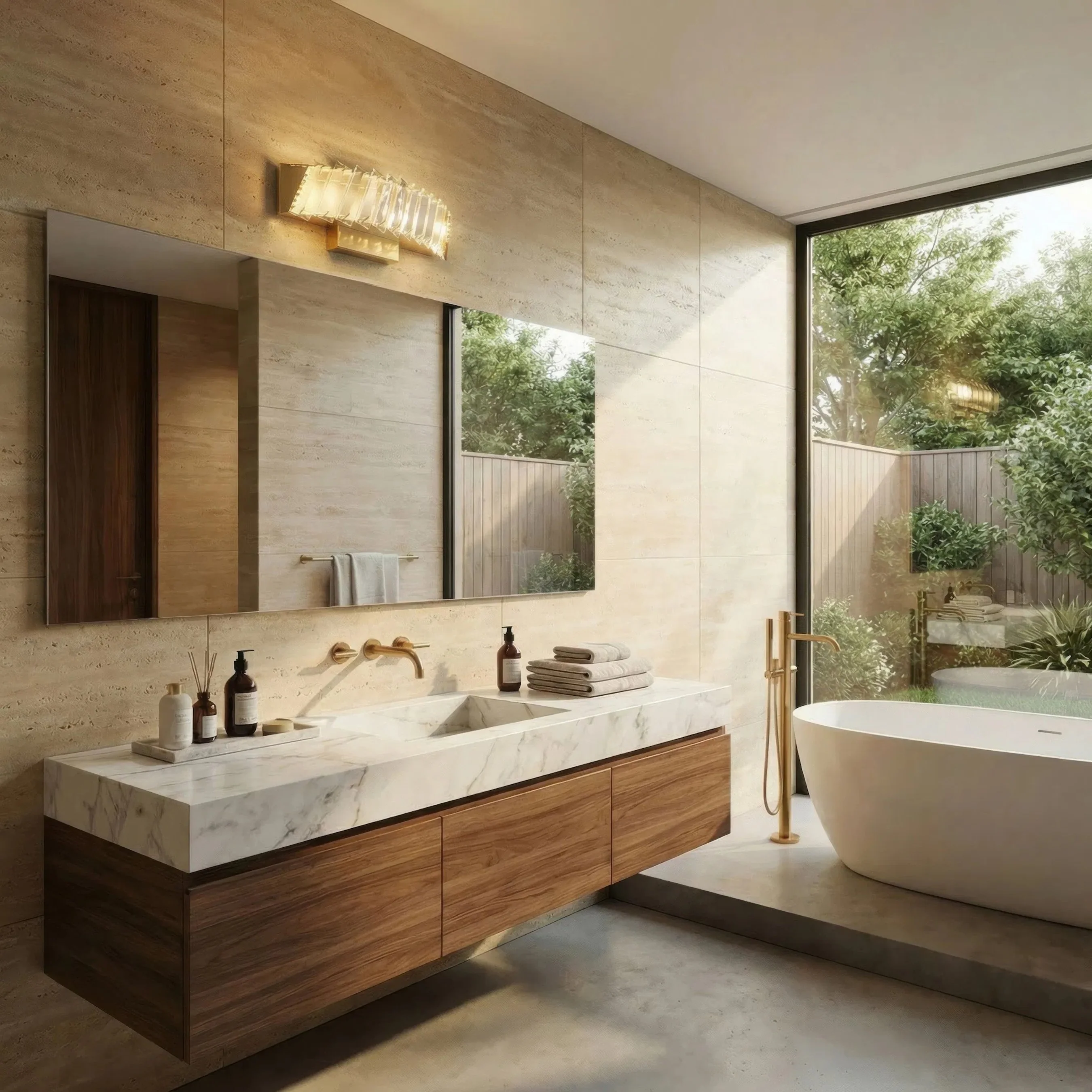 Golden Ratio LED Crystal Bath / Vanity / Wall Sconce - Image 4