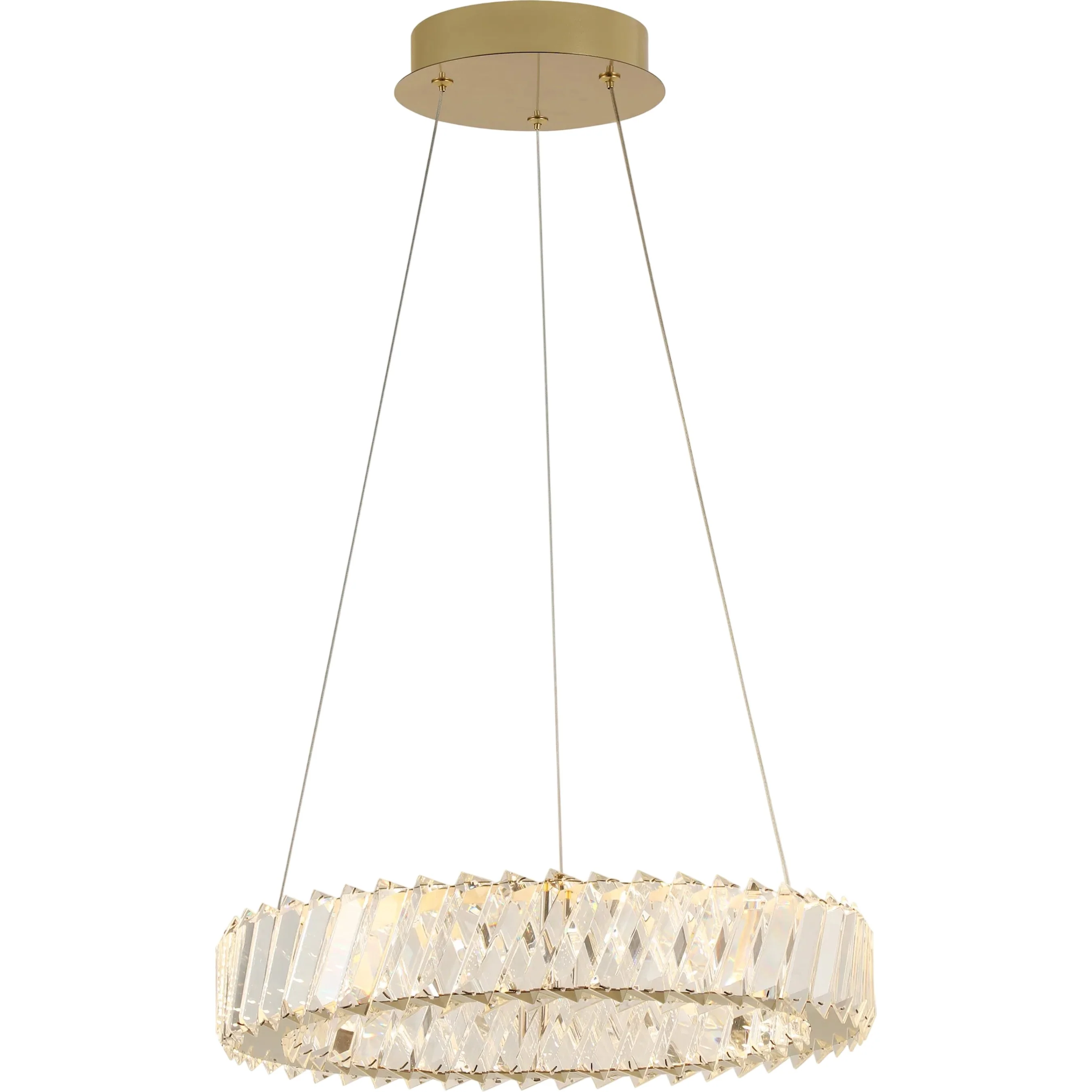 Golden Ratio LED Crystal Pendant