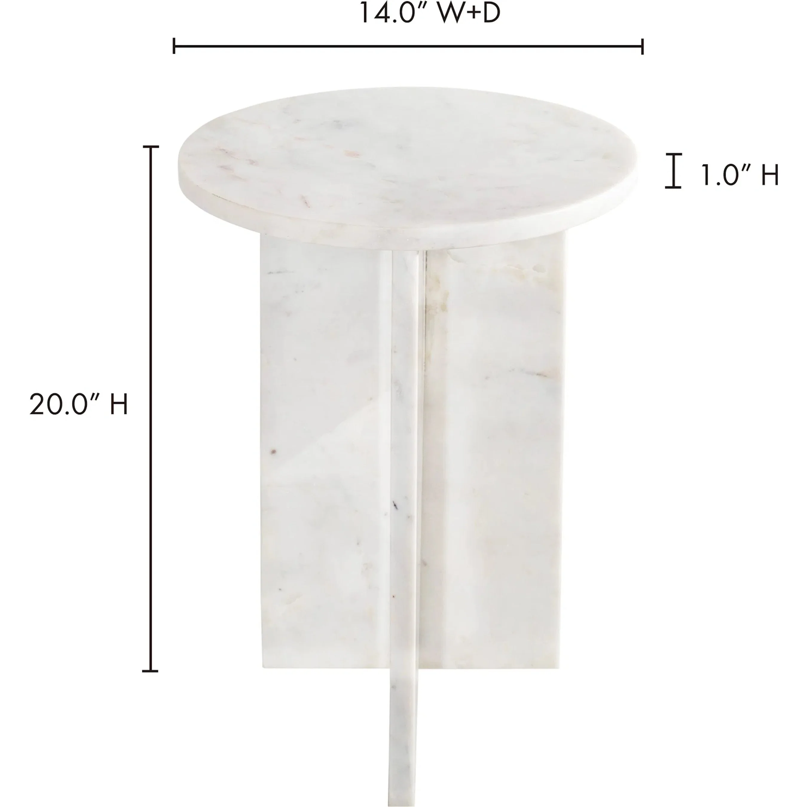 Grace Accent Table Marble - Image 14