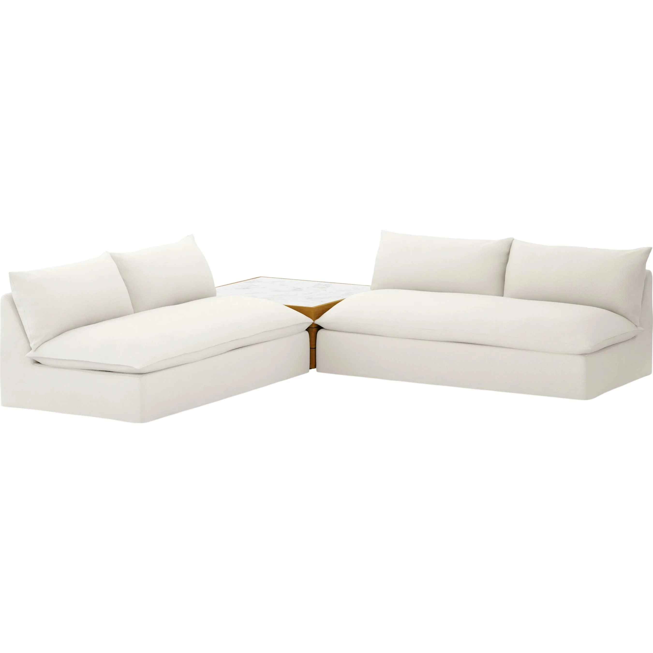 Grant Outdoor 2-PC Sectional with Coffee Table