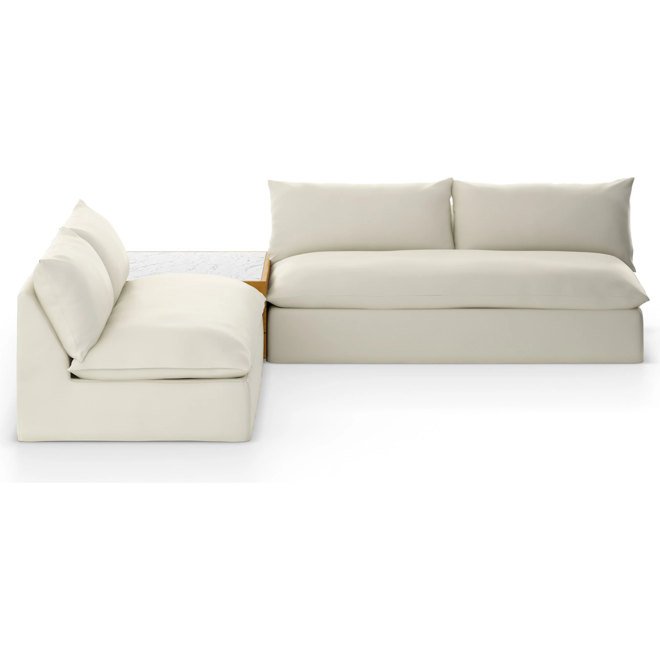 Grant Outdoor 2-PC Sectional with Coffee Table - Image 3