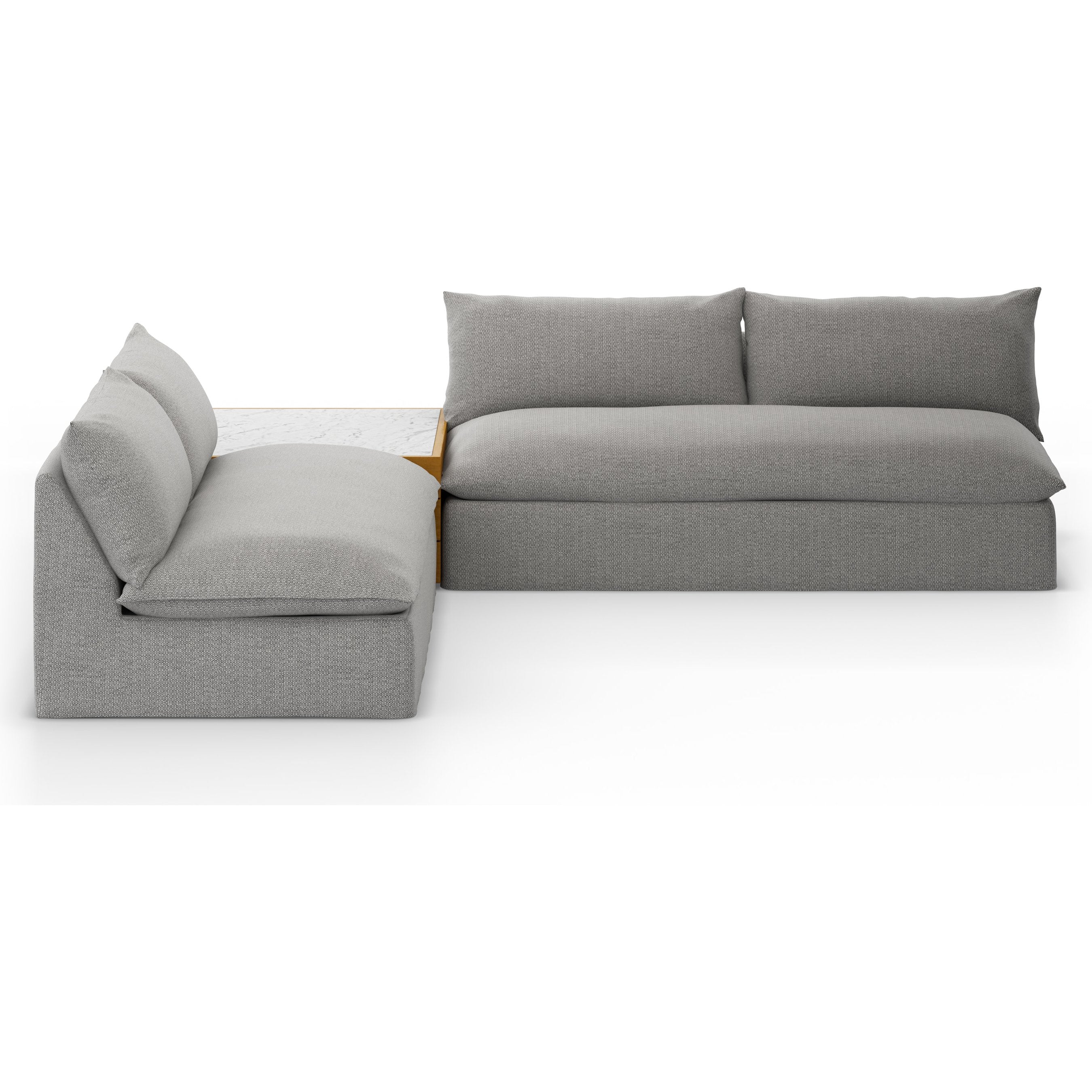 Grant Outdoor 2-PC Sectional with Coffee Table - Image 4