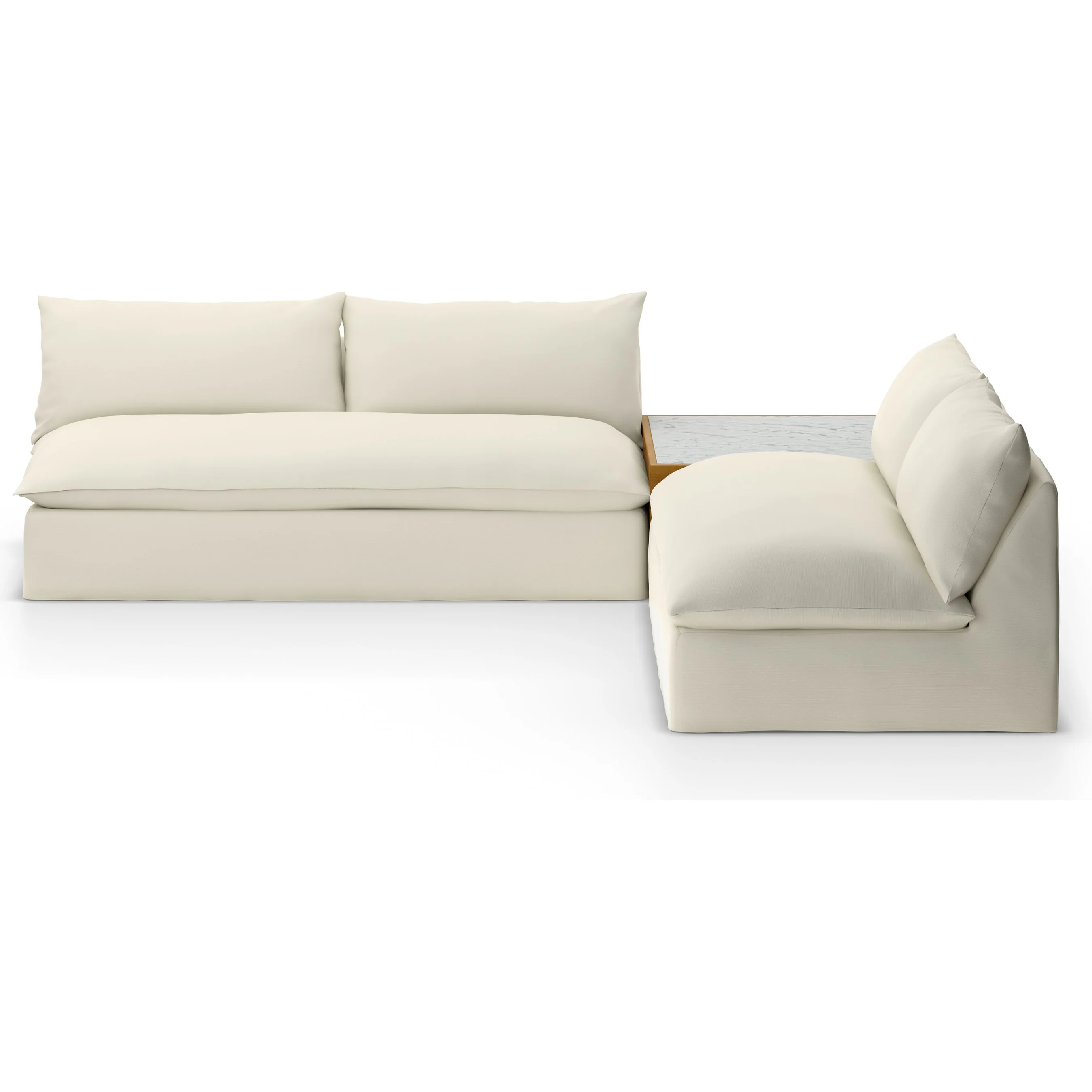 Grant Outdoor 2-PC Sectional with Coffee Table - Image 5