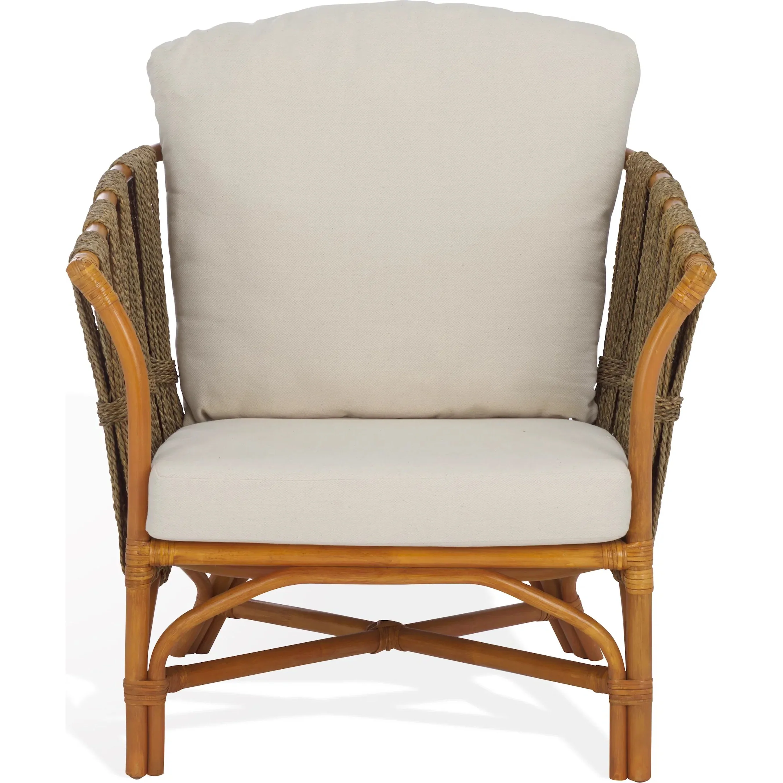 Greeley Rattan Pole Accent Chair - Image 2