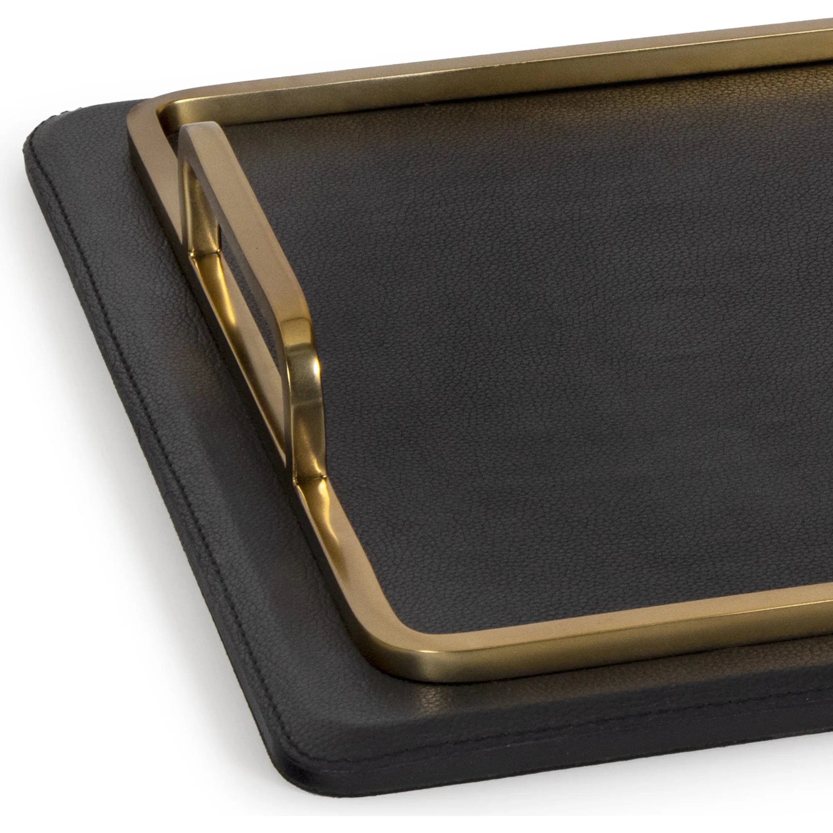 Greyson Leather Rectangle Tray - Image 13