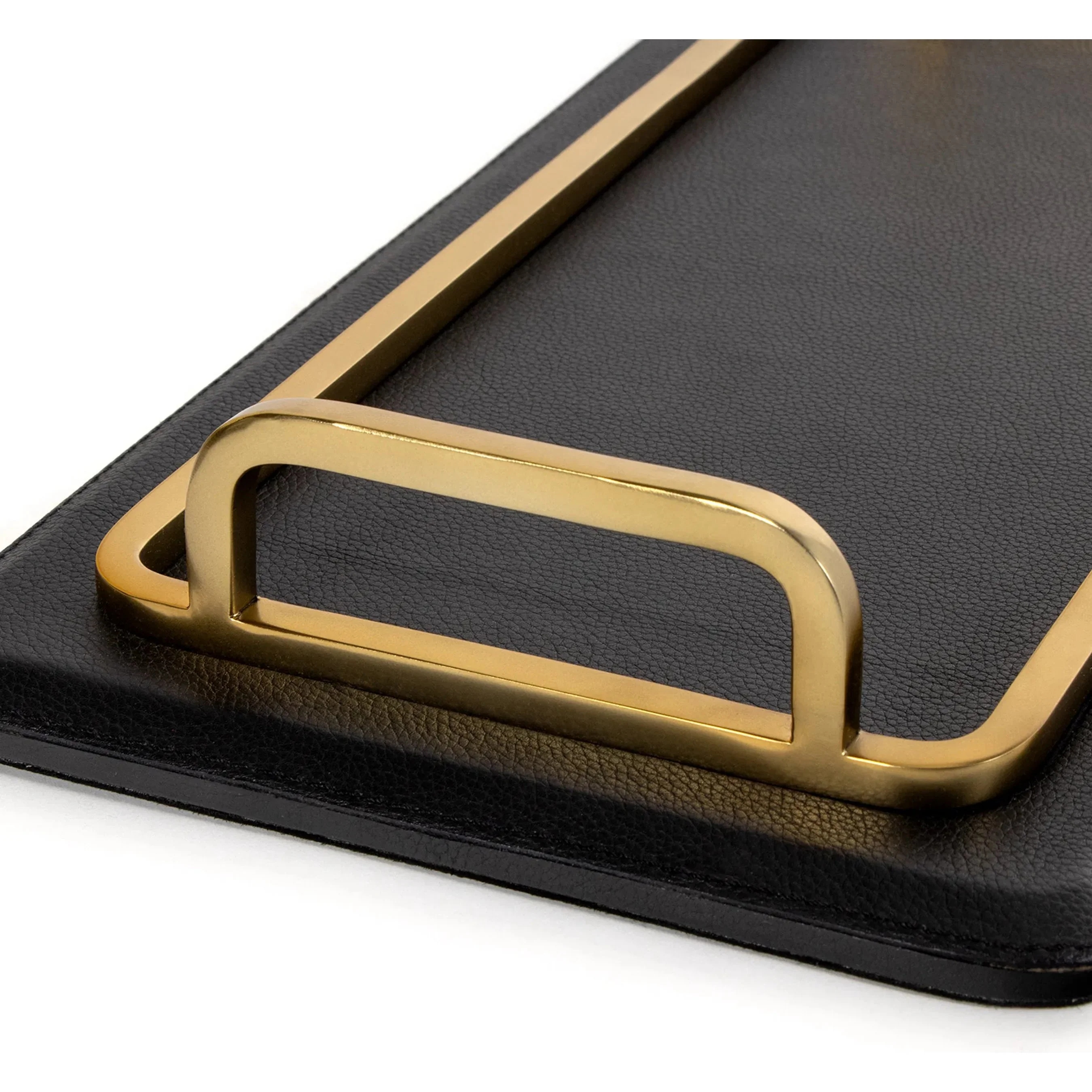 Greyson Leather Rectangle Tray - Image 3
