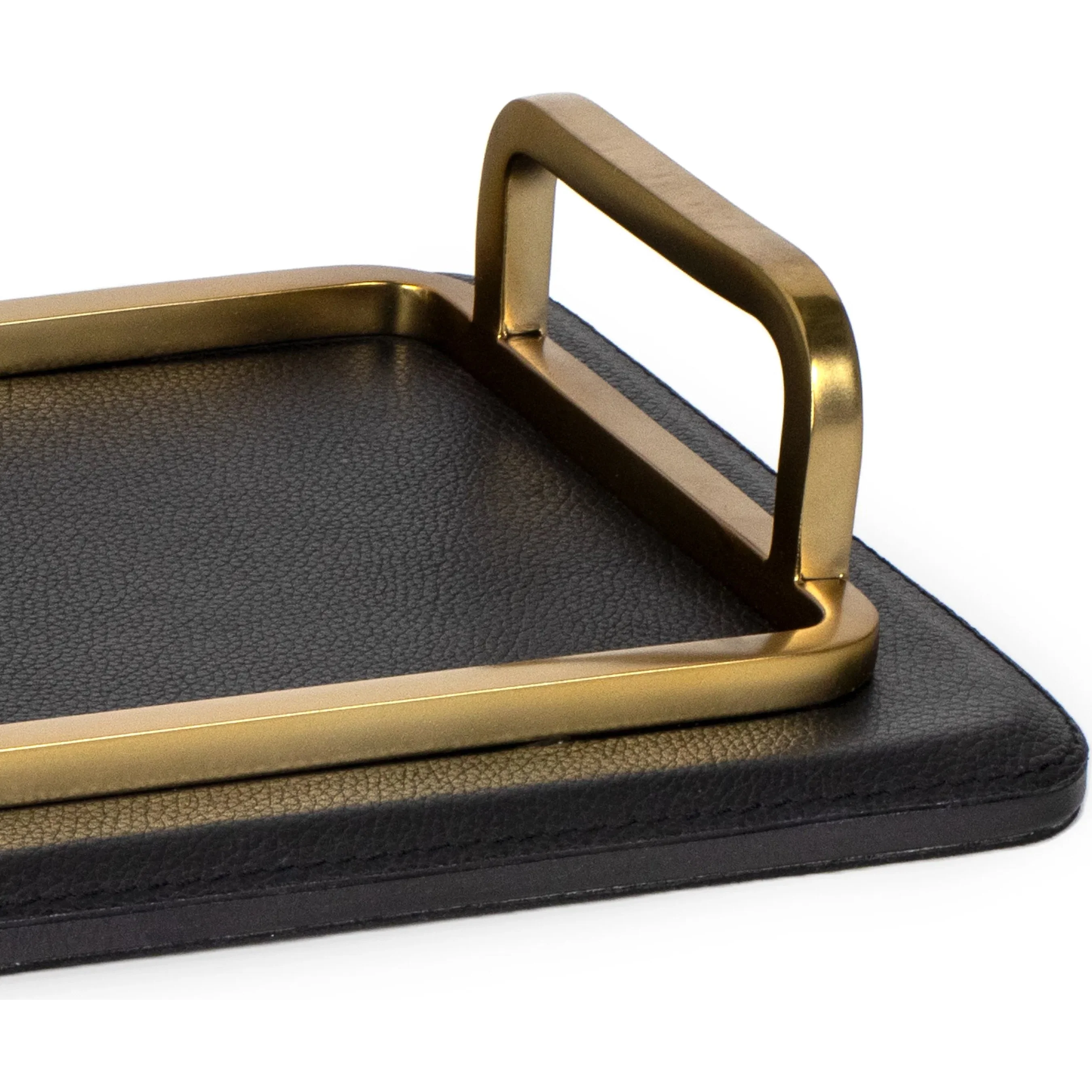 Greyson Leather Rectangle Tray - Image 4