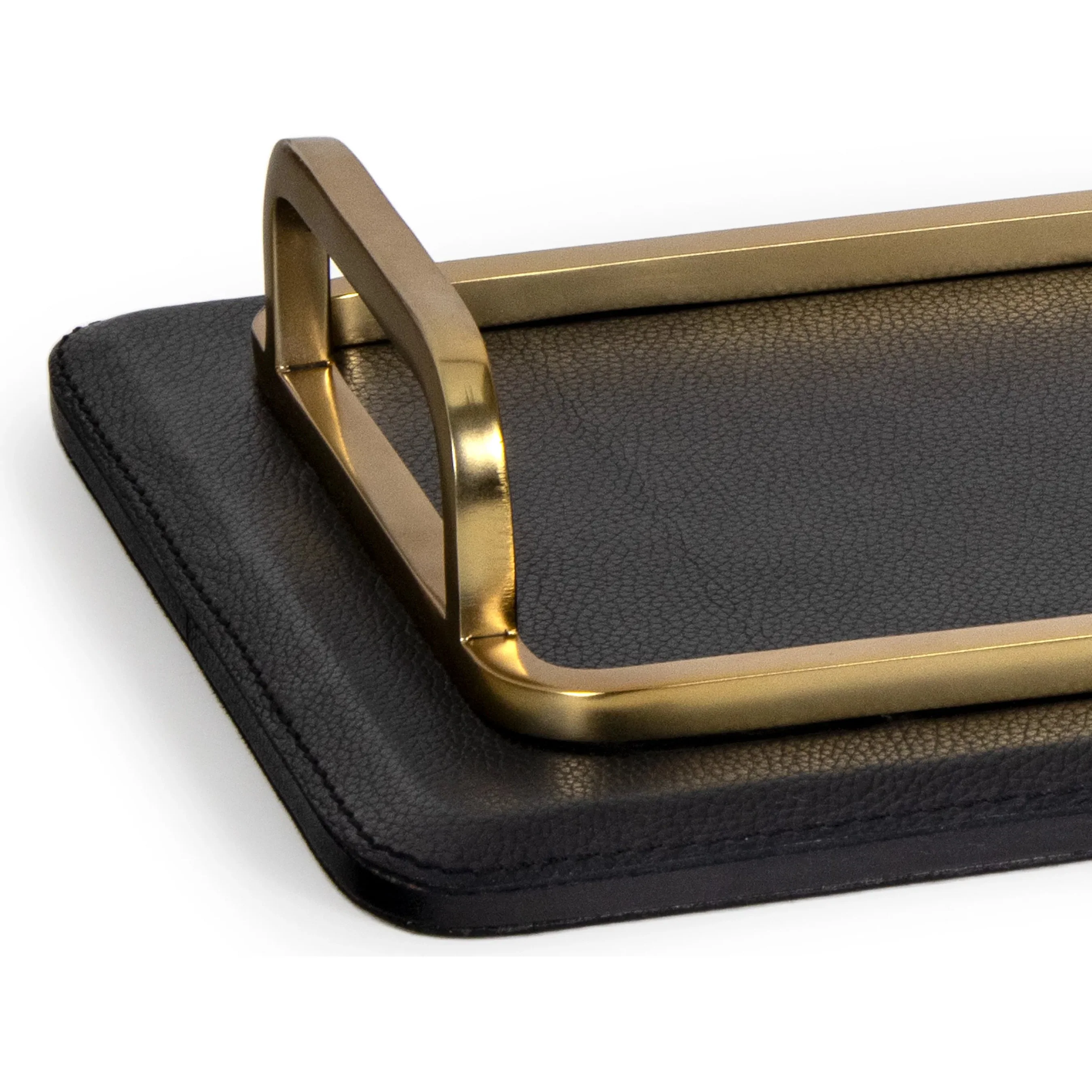Greyson Leather Rectangle Tray - Image 5