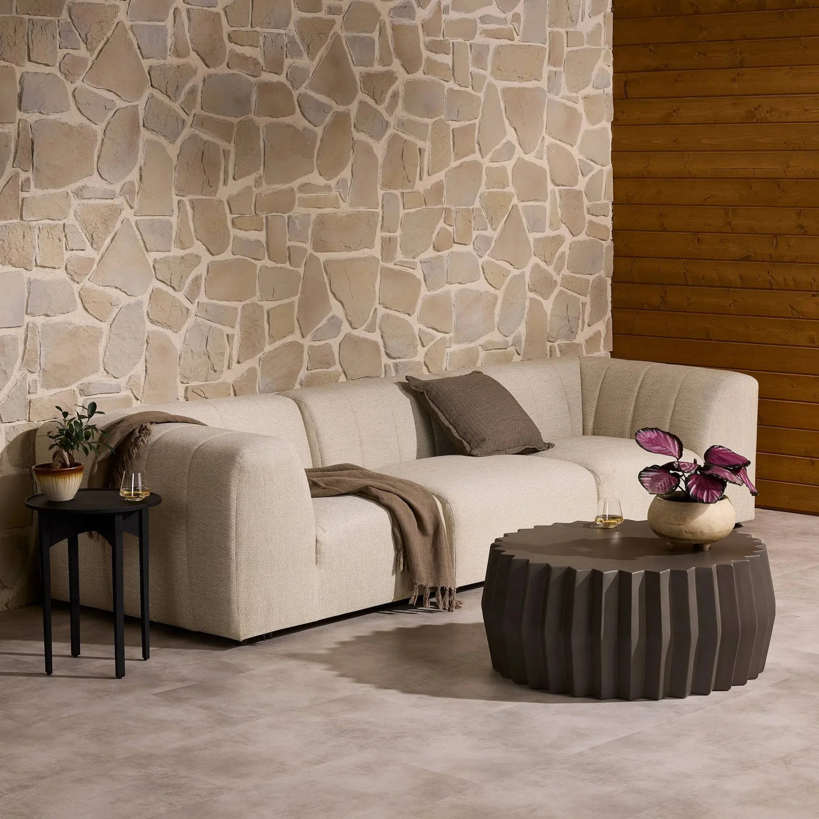 Gwen Outdoor 3-Piece Sectional - Image 11