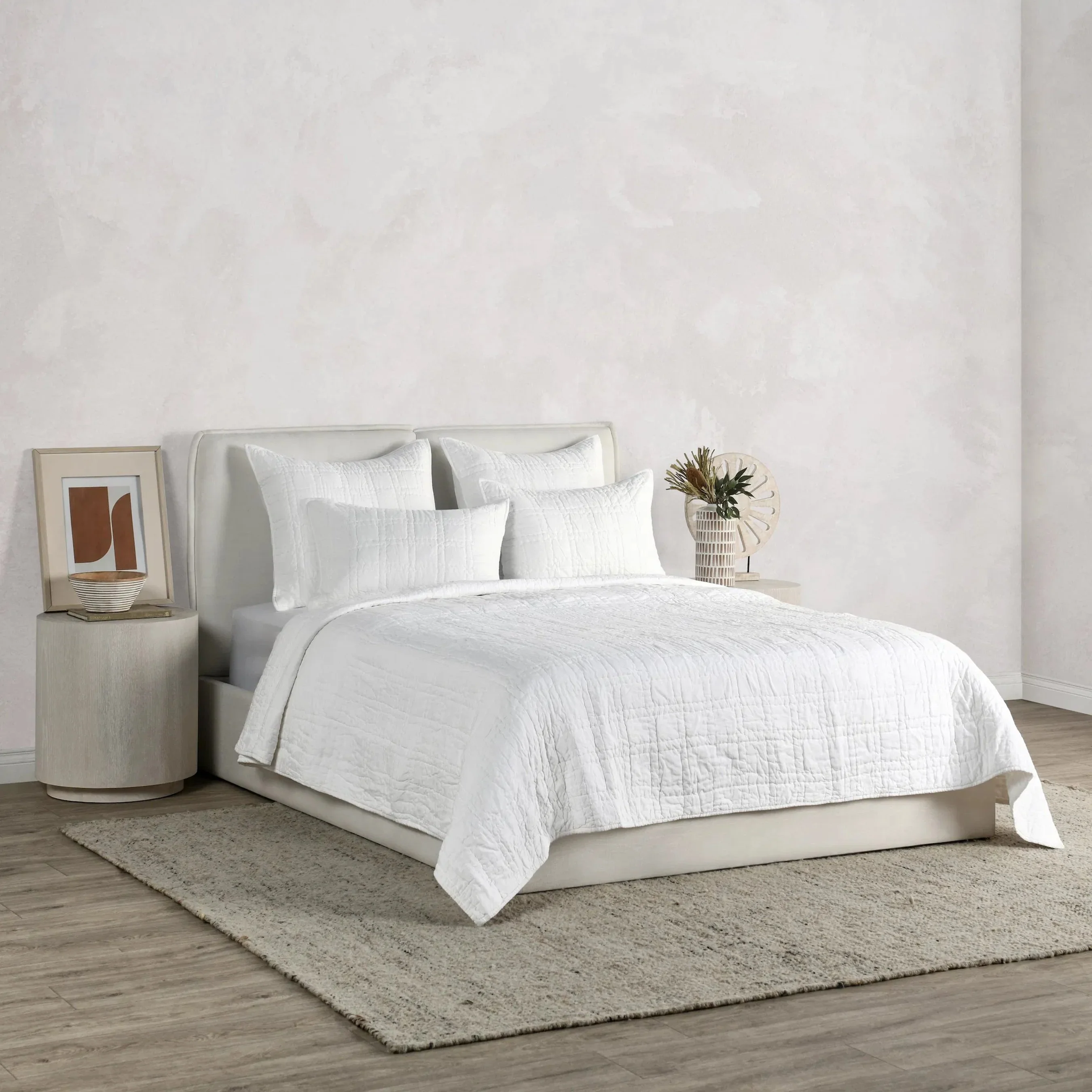 Hailee 100% Cotton White Pillow - Image 9