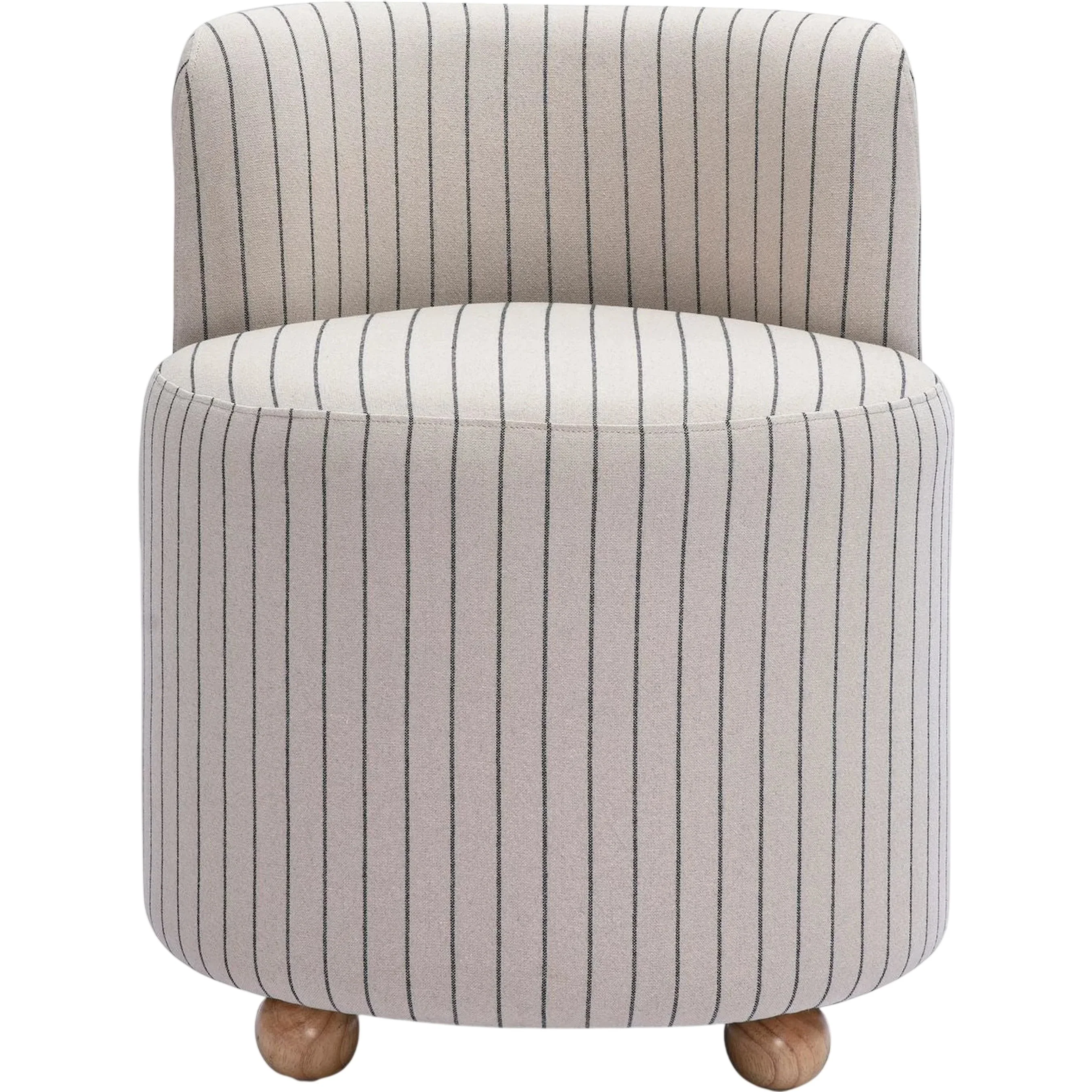Hakuna Striped Linen Desk Chair