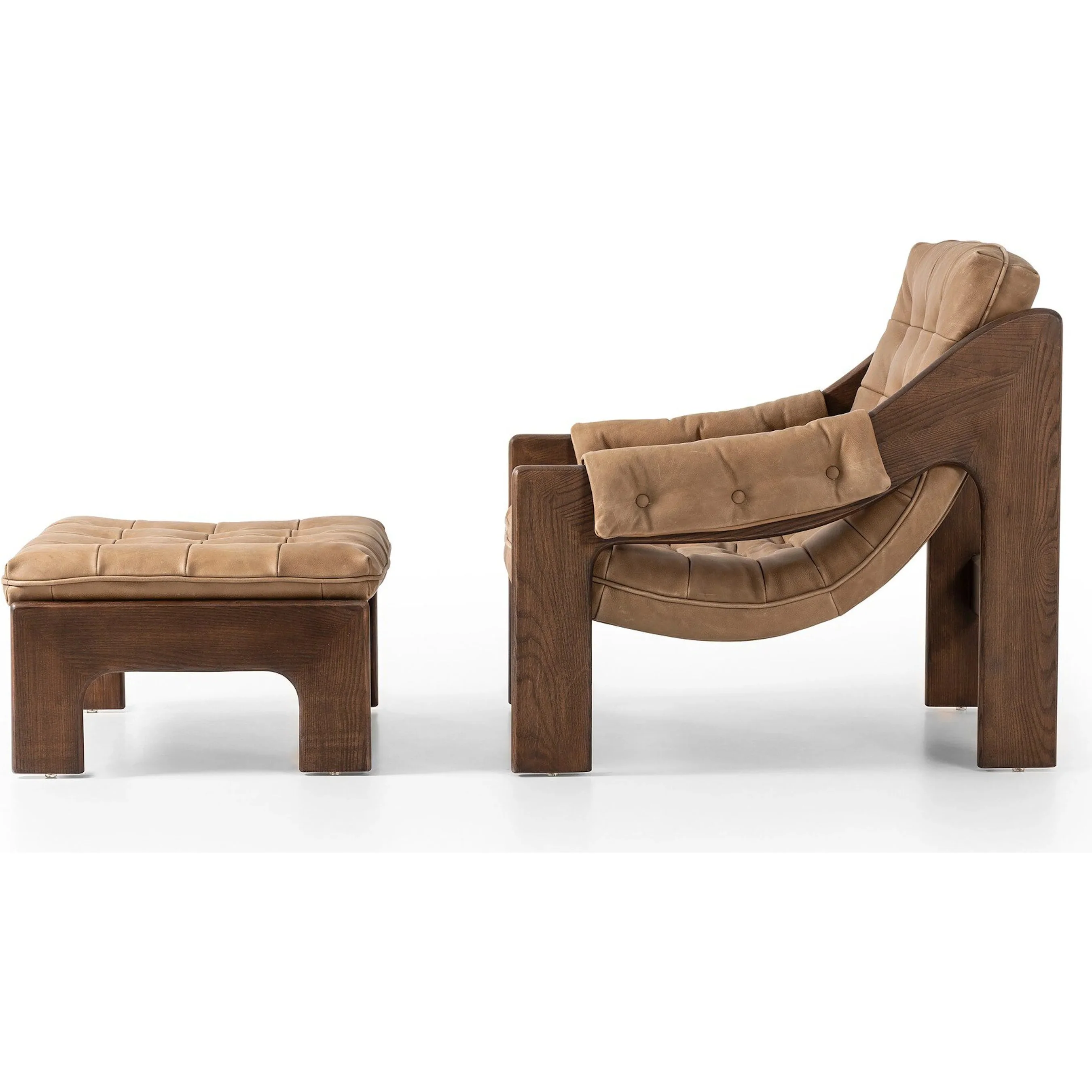 Halston Chair with Ottoman - Image 15