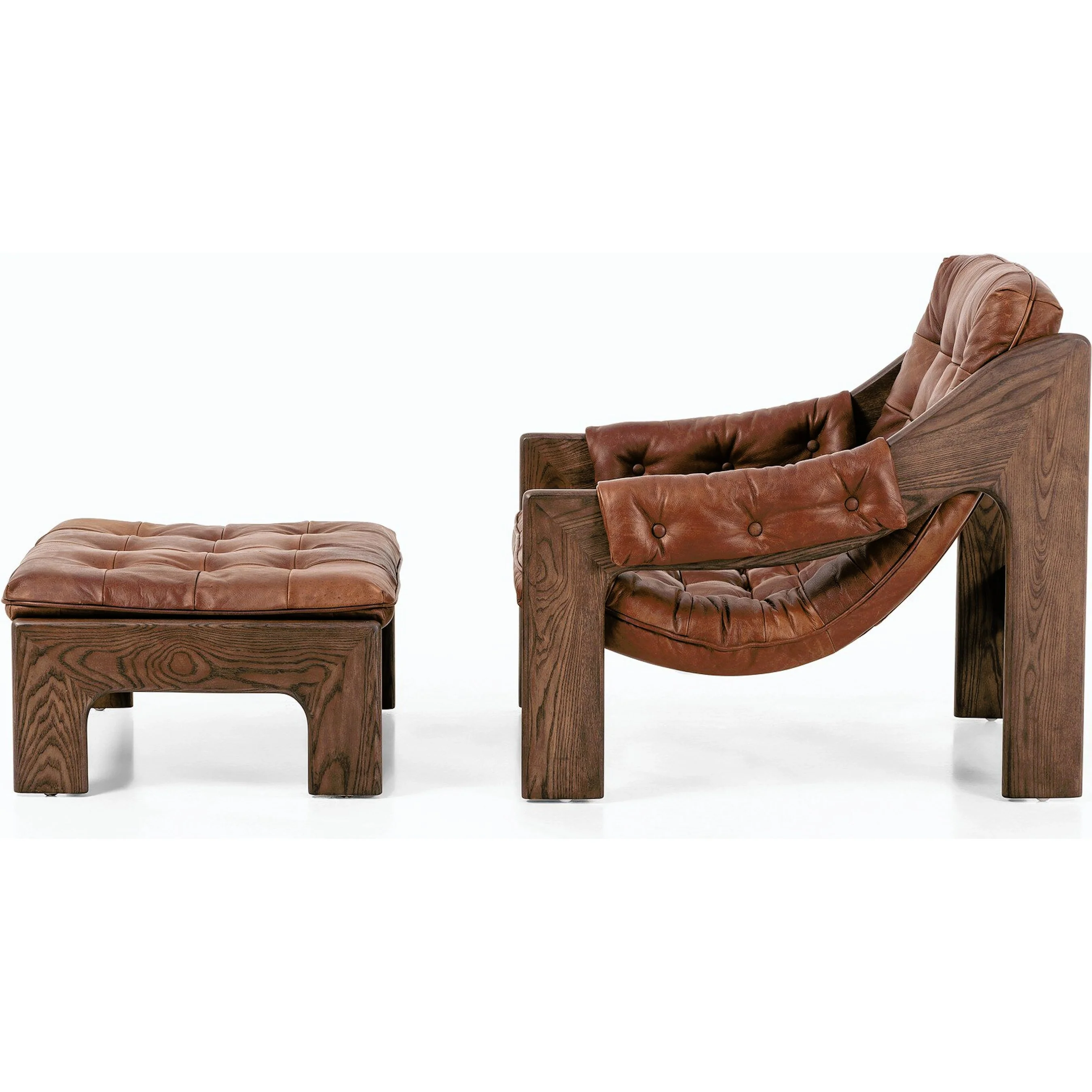 Halston Chair with Ottoman - Image 8