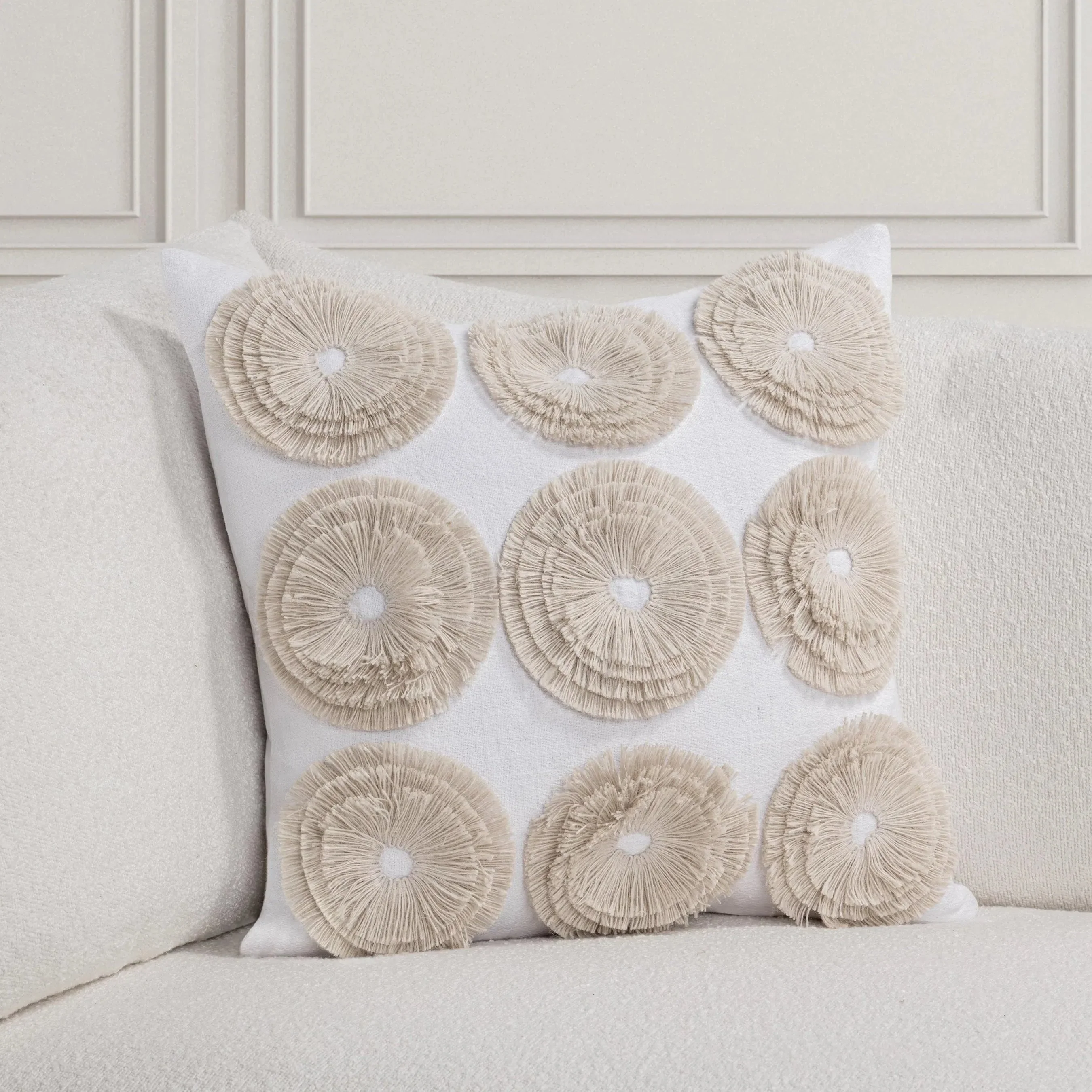 Halston Cotton Linen Blend Throw Pillow - Image 9