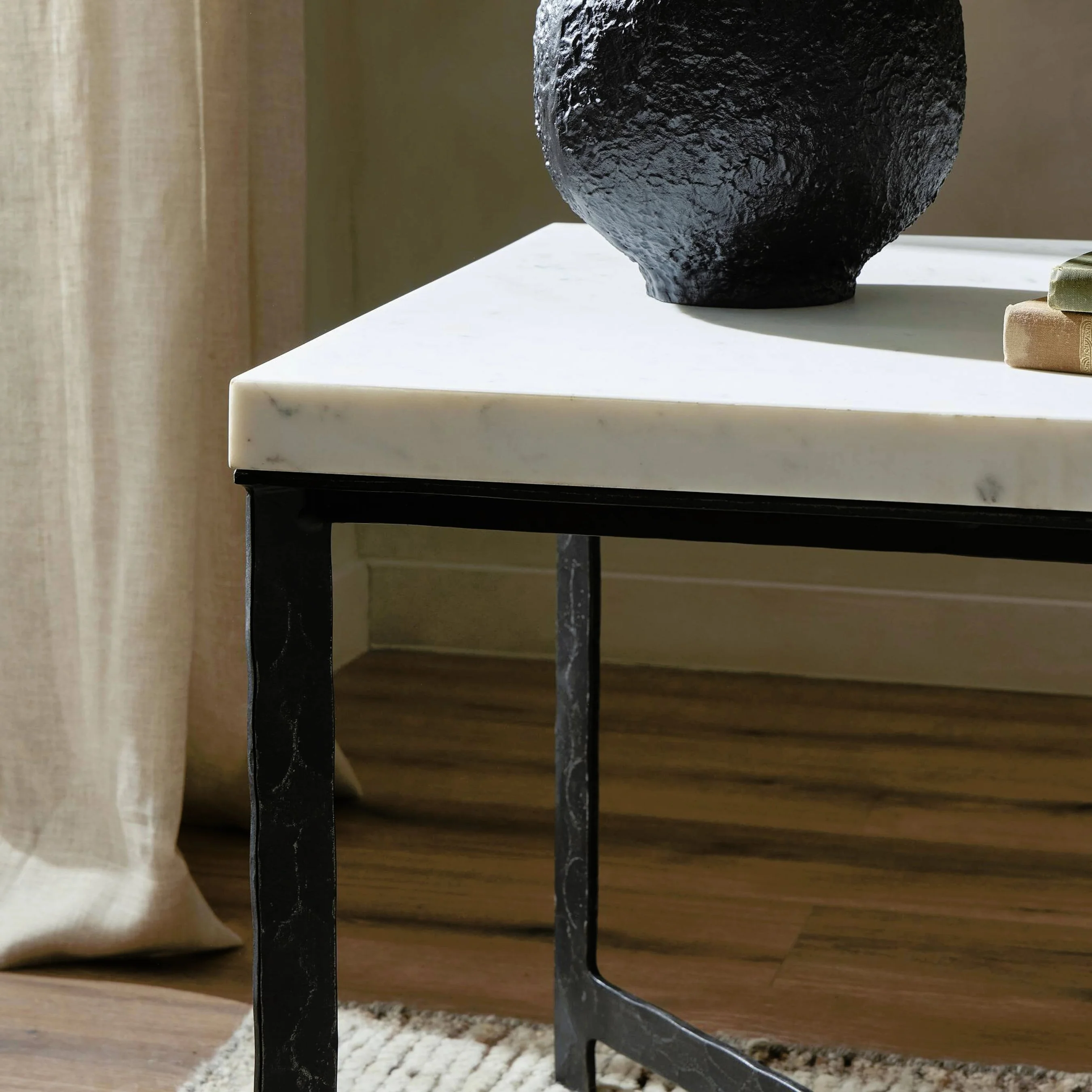 Hammered Iron End Table - Image 11