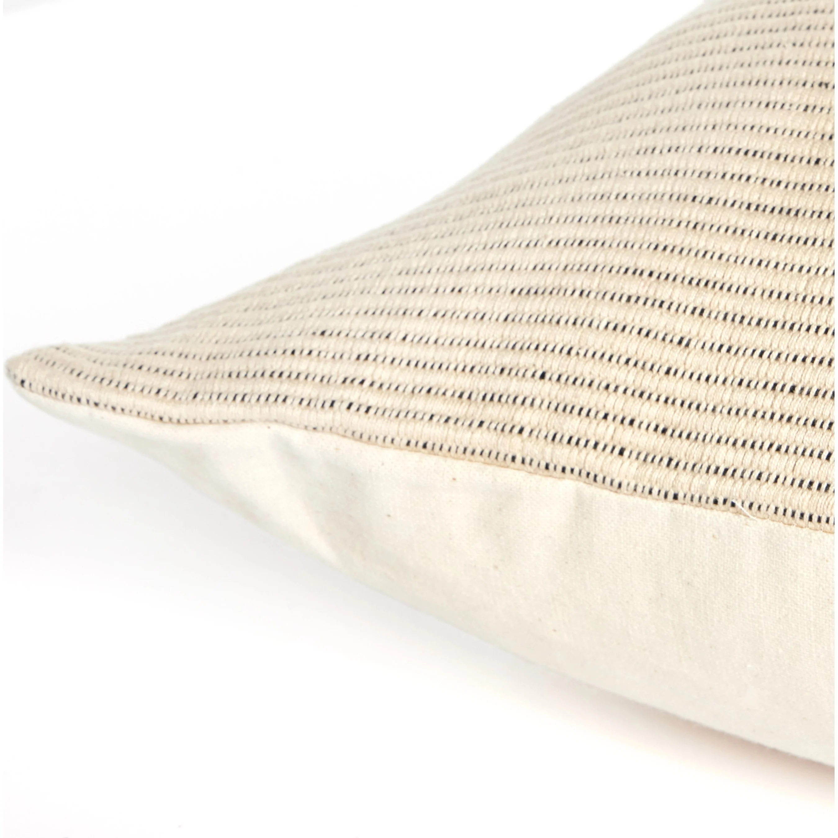 Handwoven Beige Merido Pillow - Image 5
