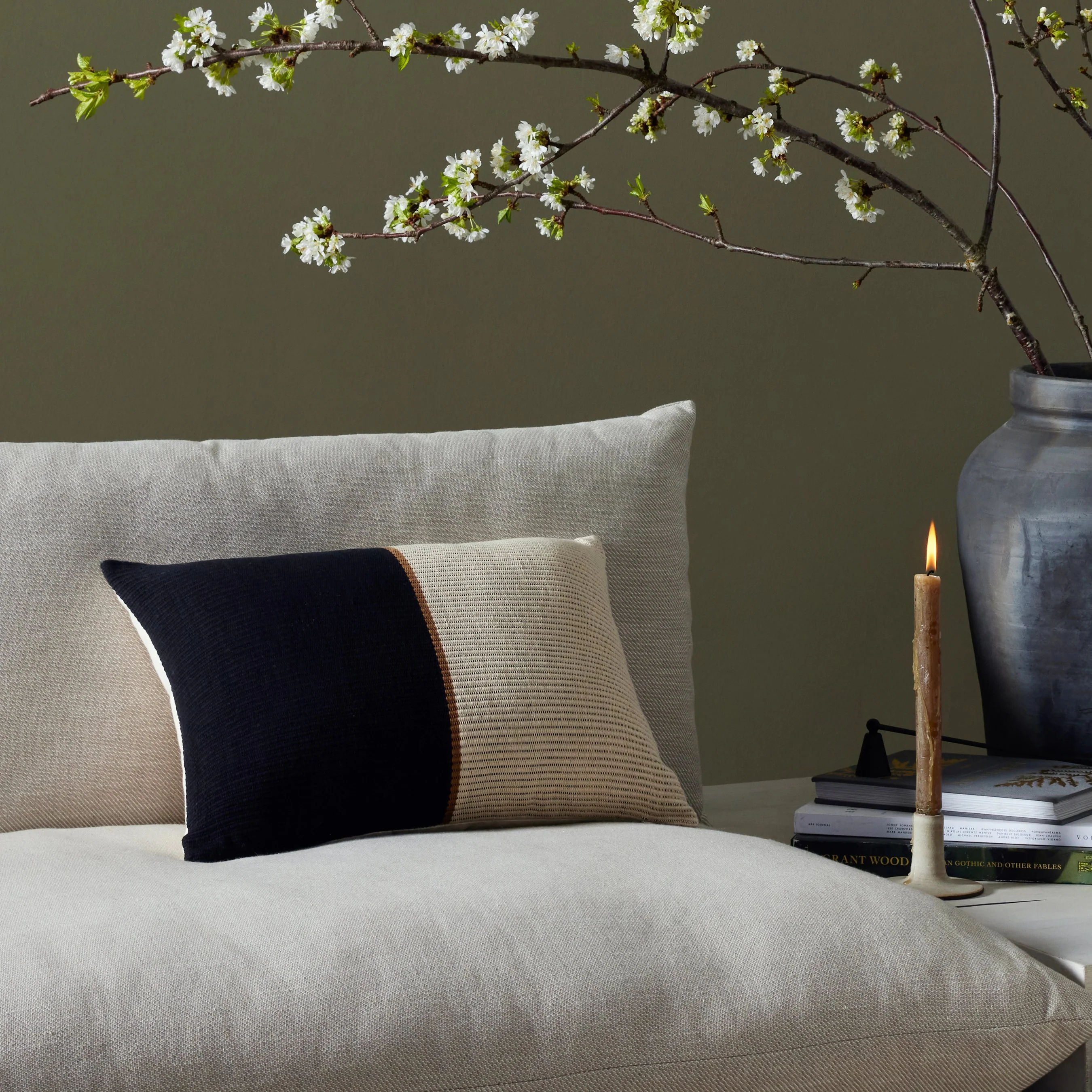 Handwoven Black Merido Pillow - Image 14