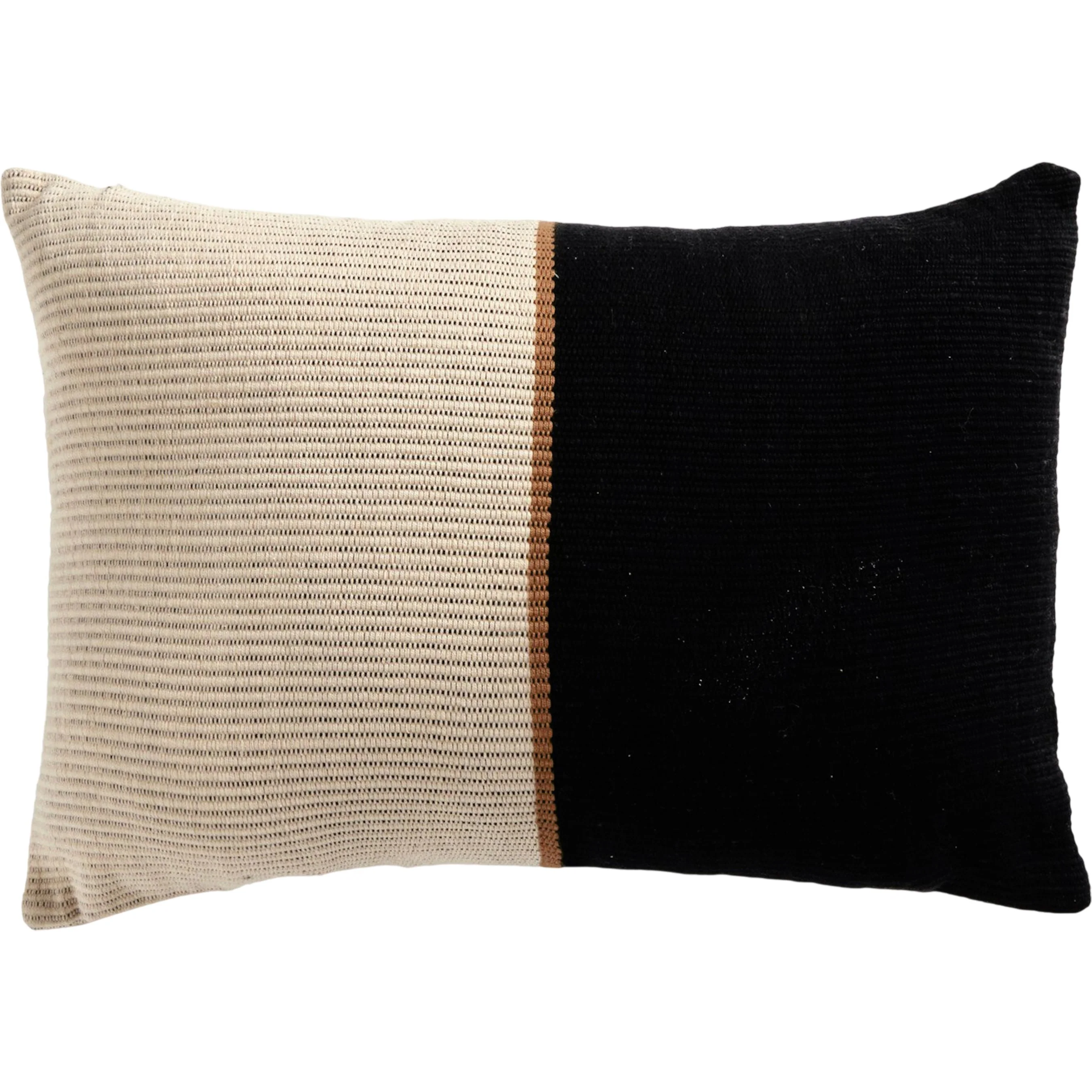 Handwoven Black Merido Pillow - Image 2