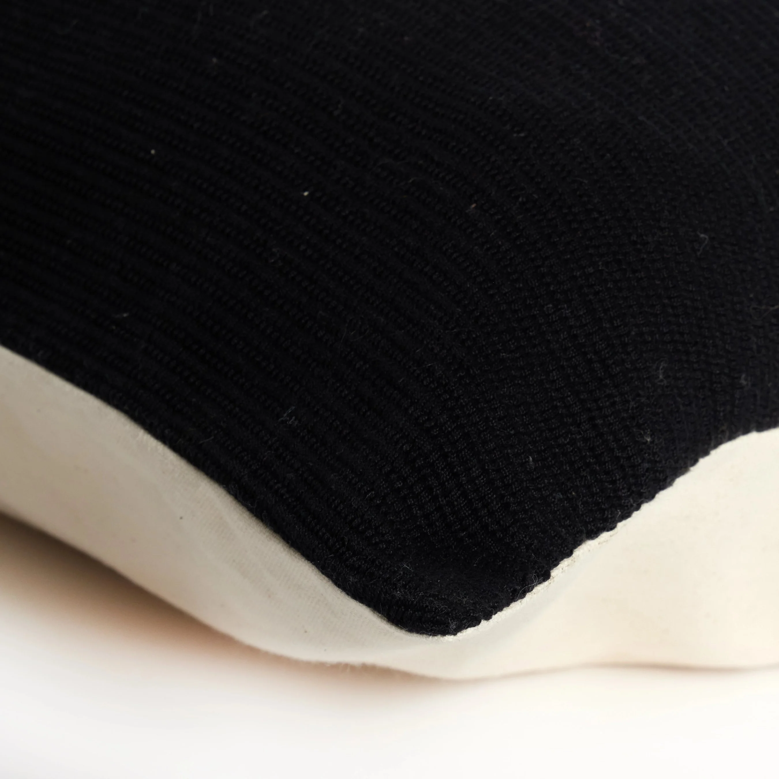 Handwoven Black Merido Pillow - Image 8