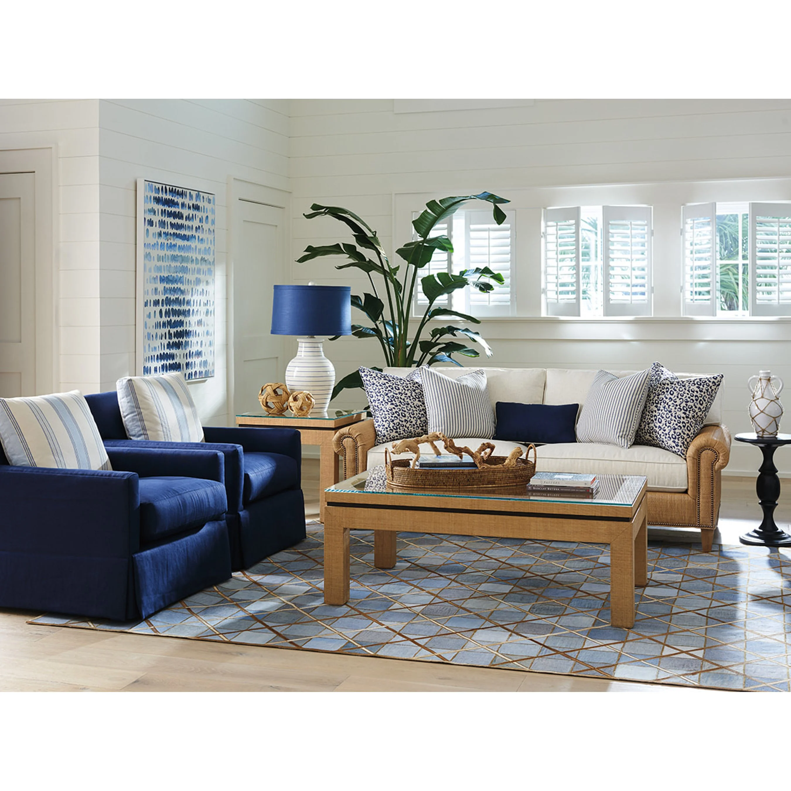 Harbor Raffia Cocktail Table - Image 3