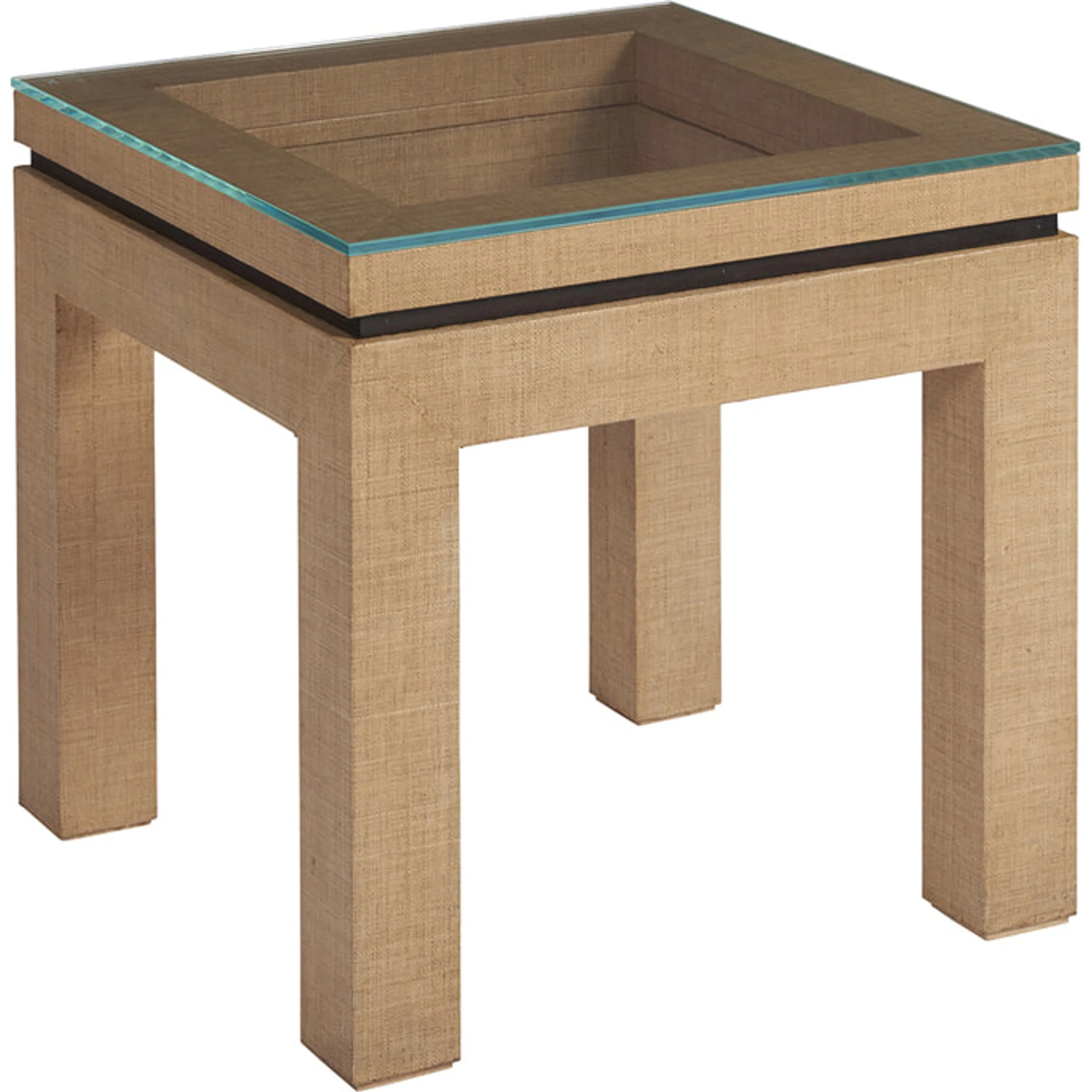 Harbor Raffia Lamp Table