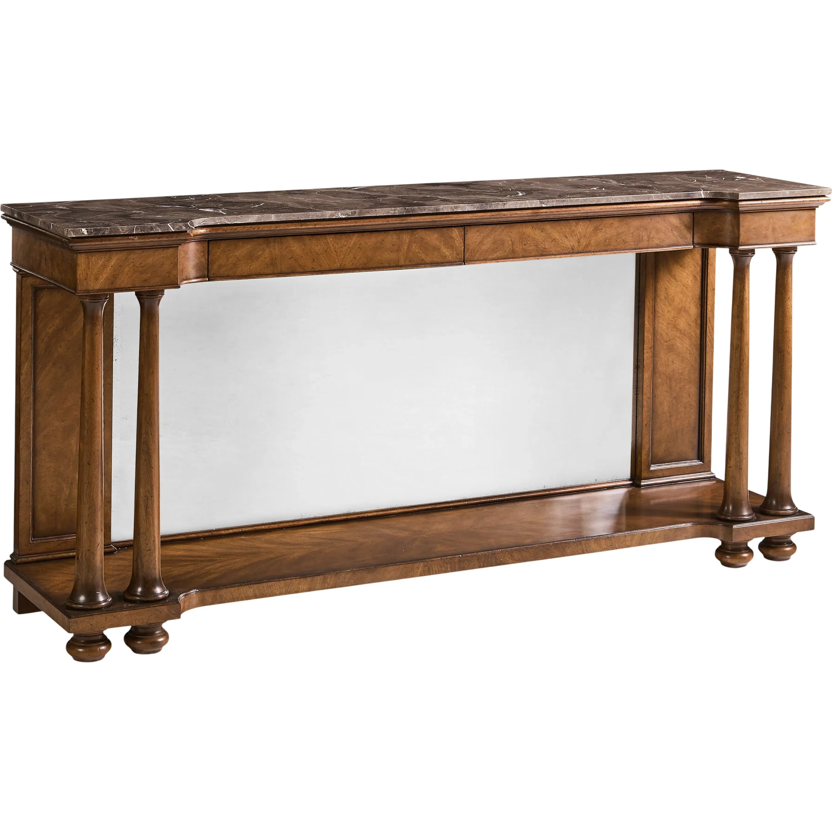 Hattie Mirrored Console Table
