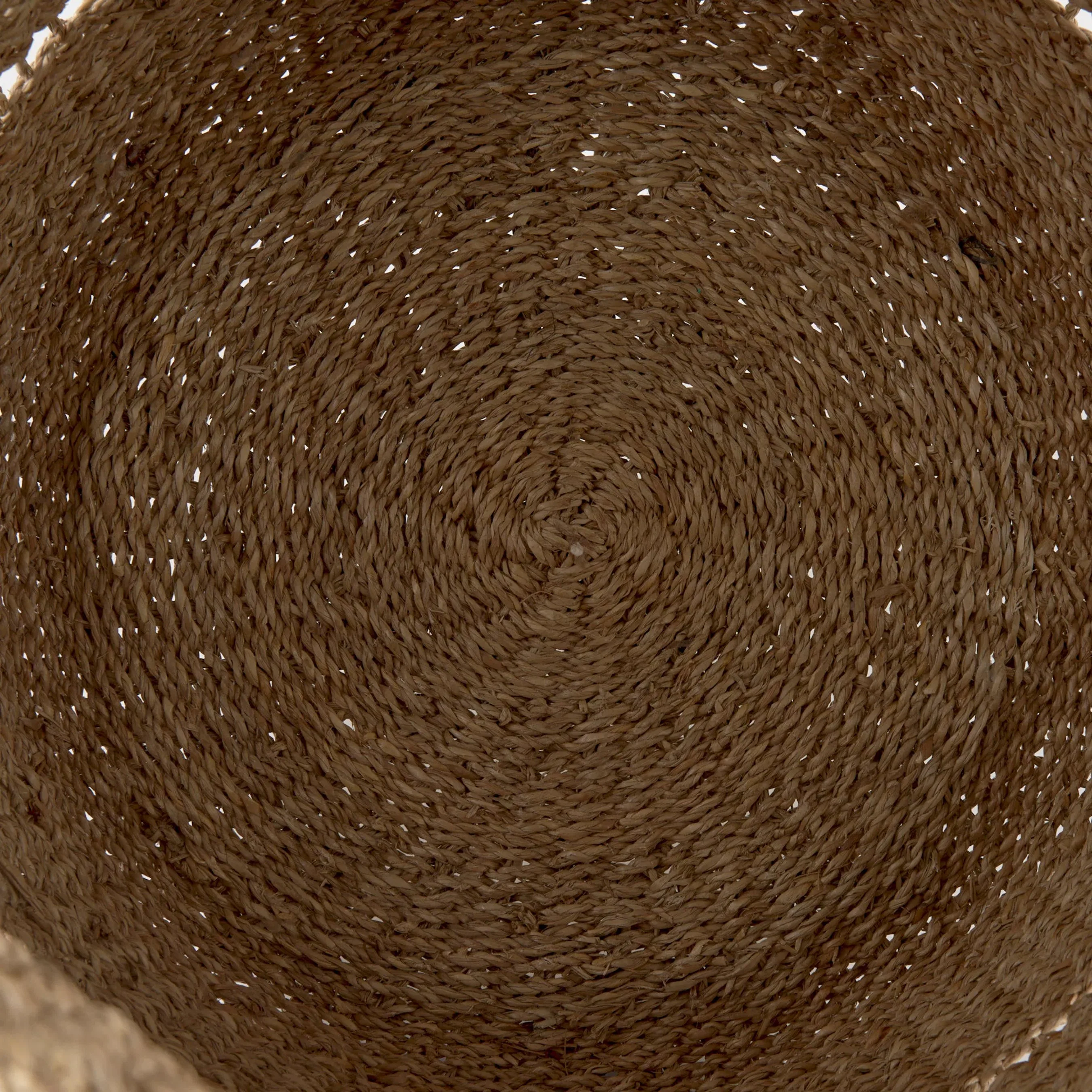 Hayes Round Basket with Stripe Pattern - Image 3