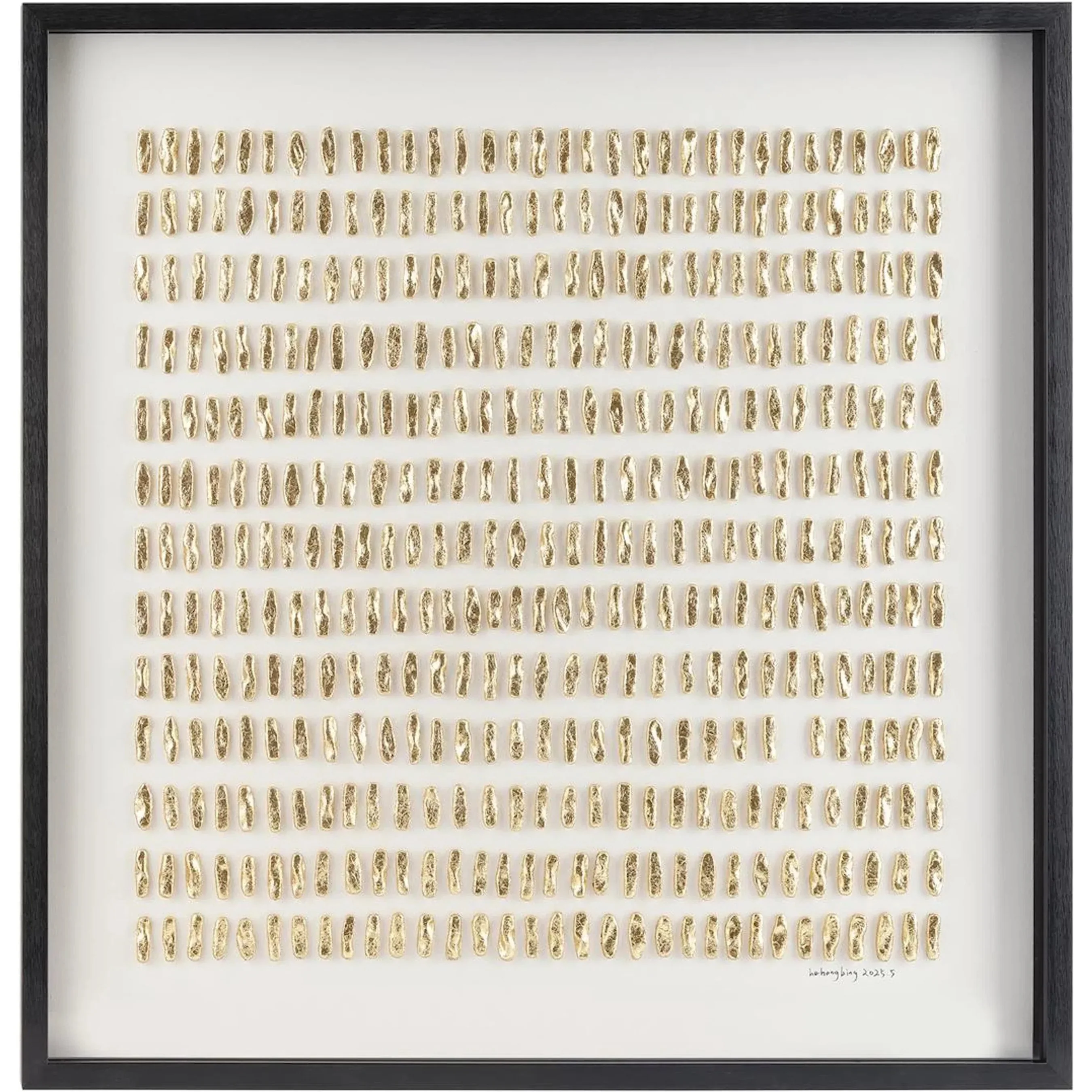 He Hongbing's Gilded Grid I
