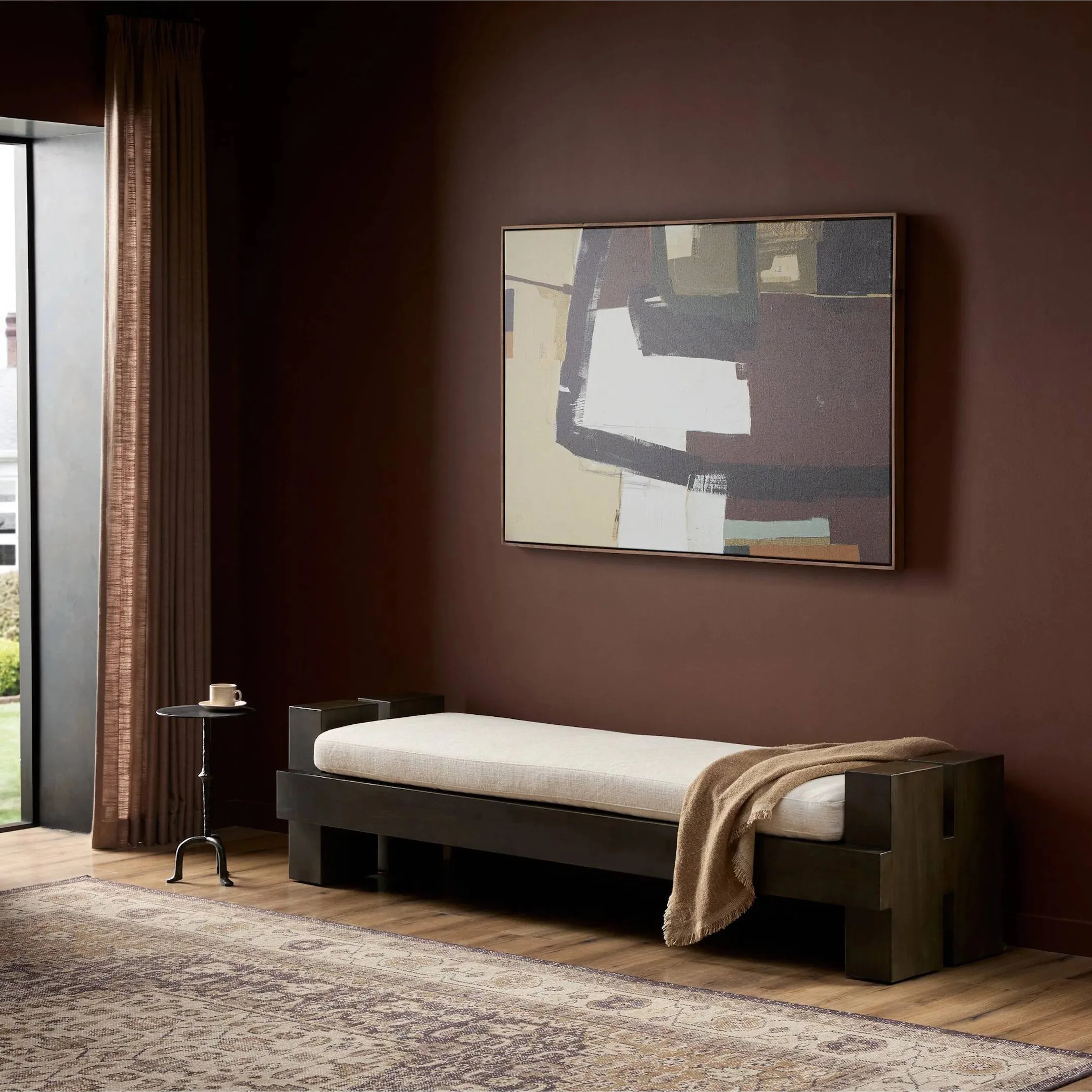 Heavy Wood Accent Bench - Image 10