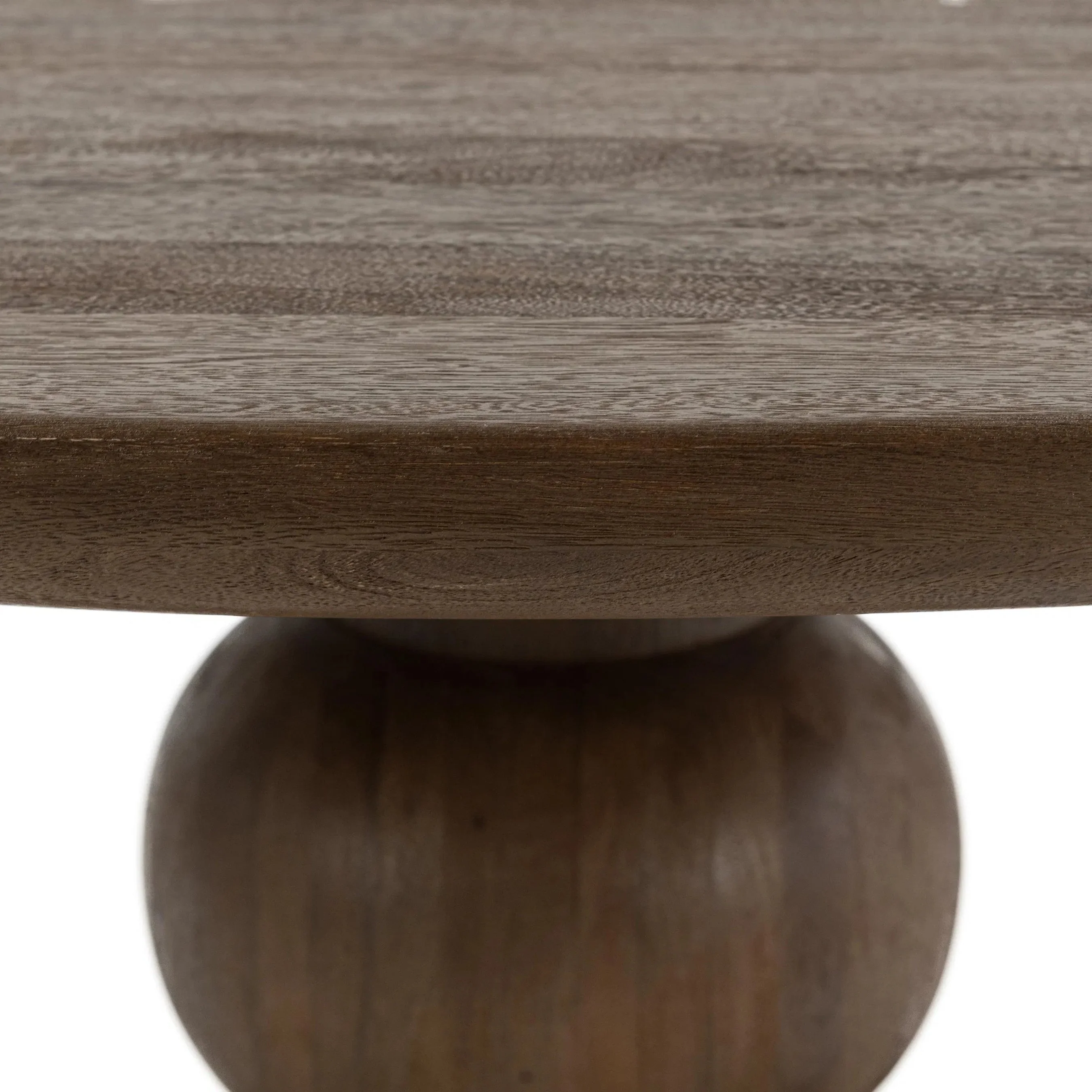 Hera Mango Washed Wood Round Dining Table - Image 14