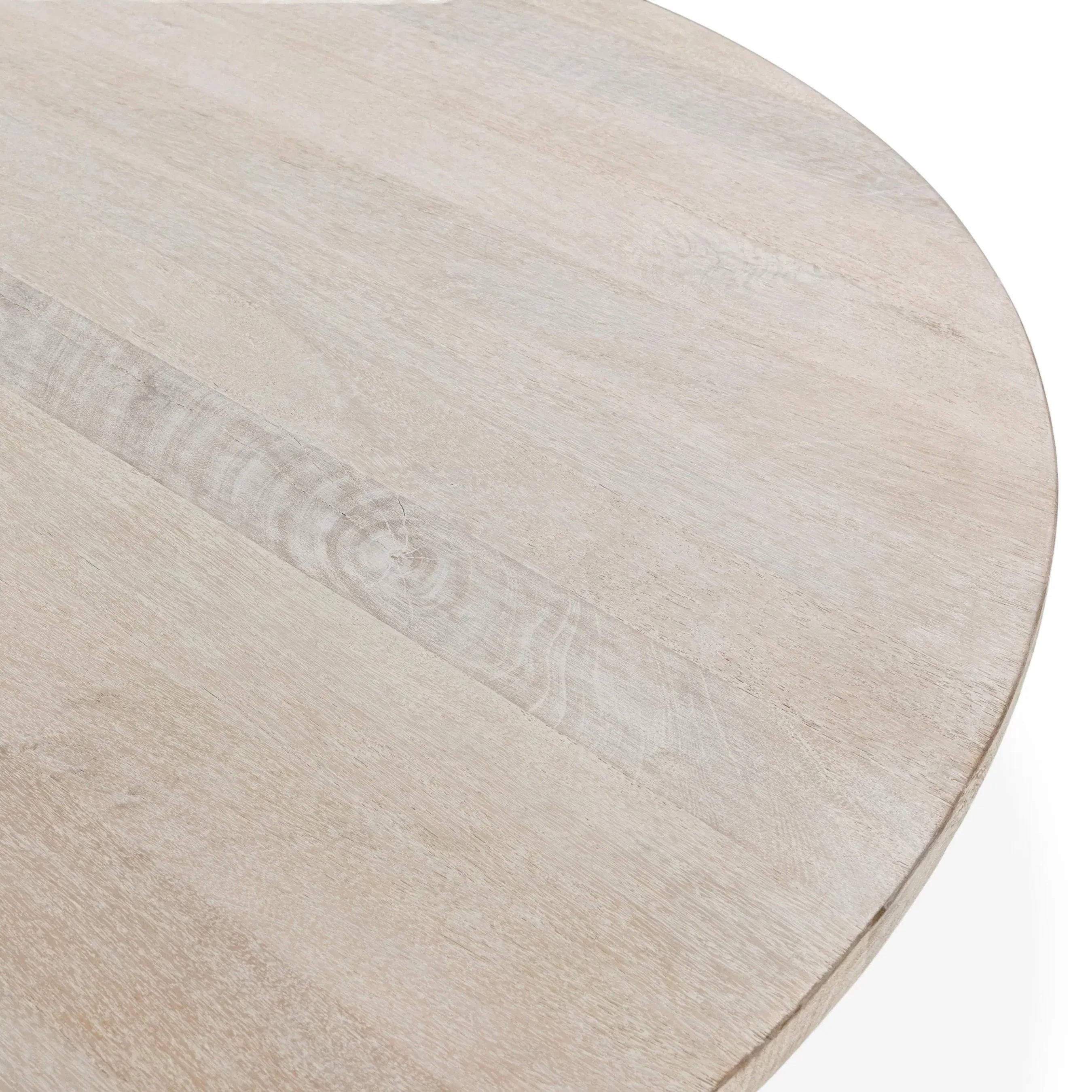 Hera Mango Washed Wood Round Dining Table - Image 17