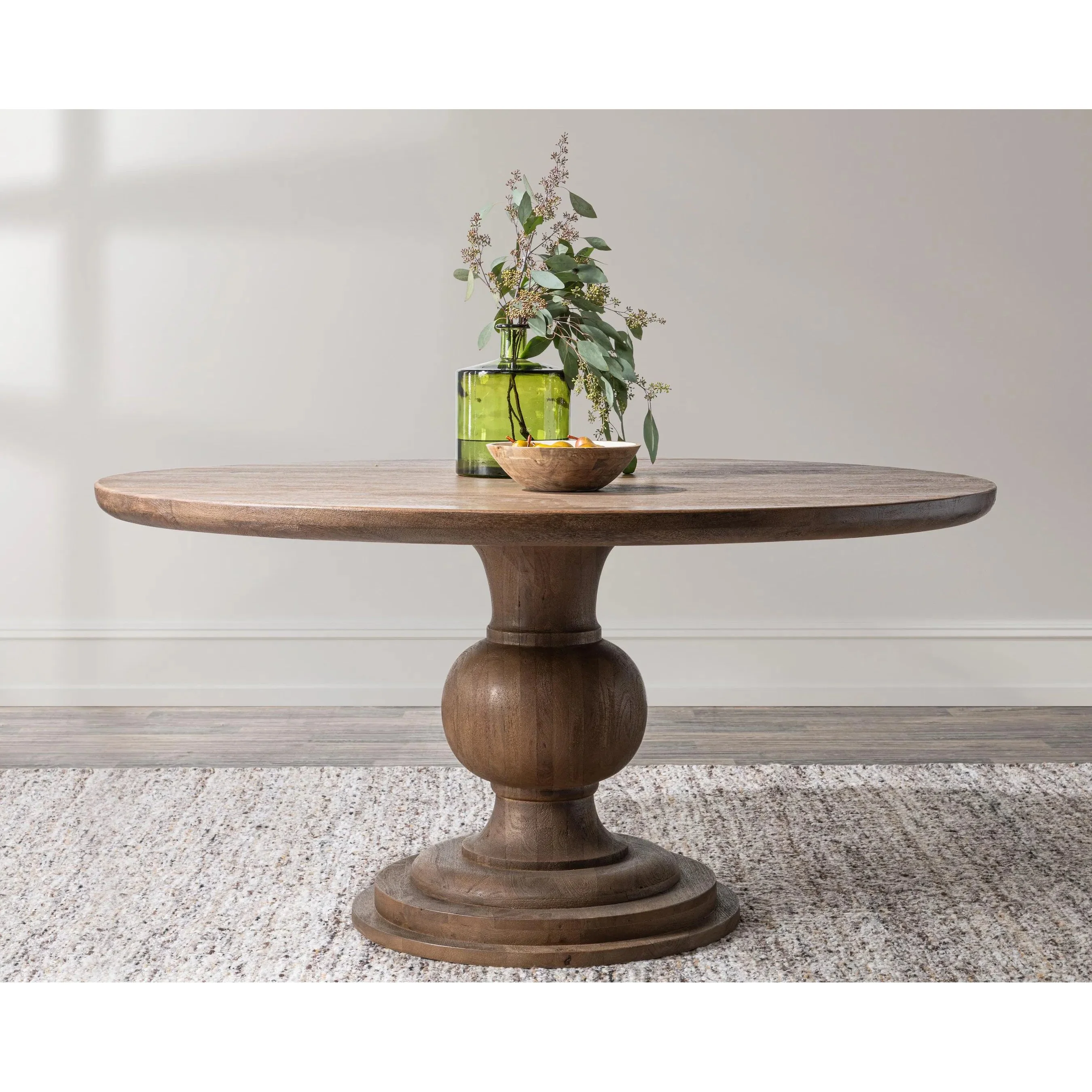 Hera Mango Washed Wood Round Dining Table - Image 22