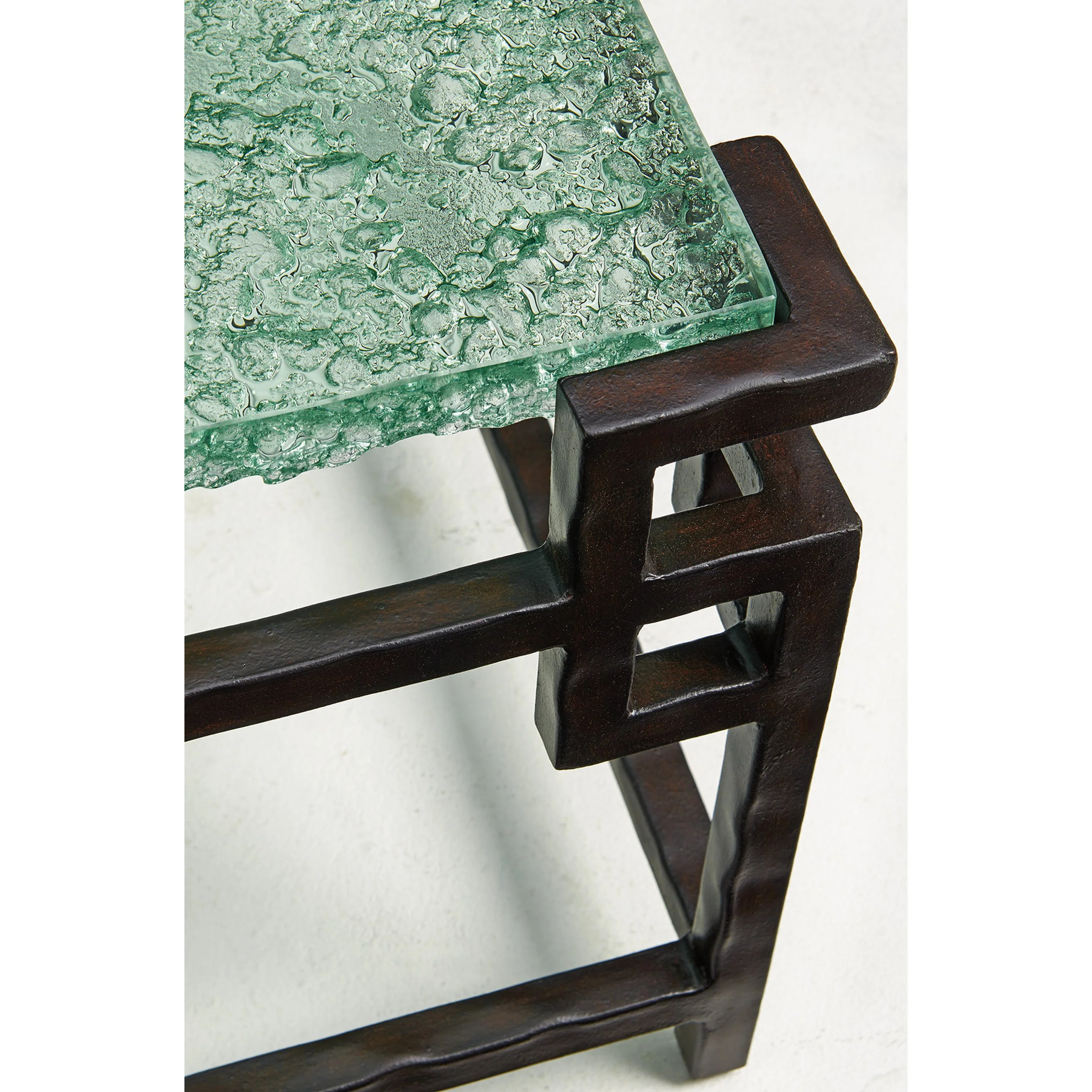 Hermes Reef Glass Top Cocktail Table - Image 3