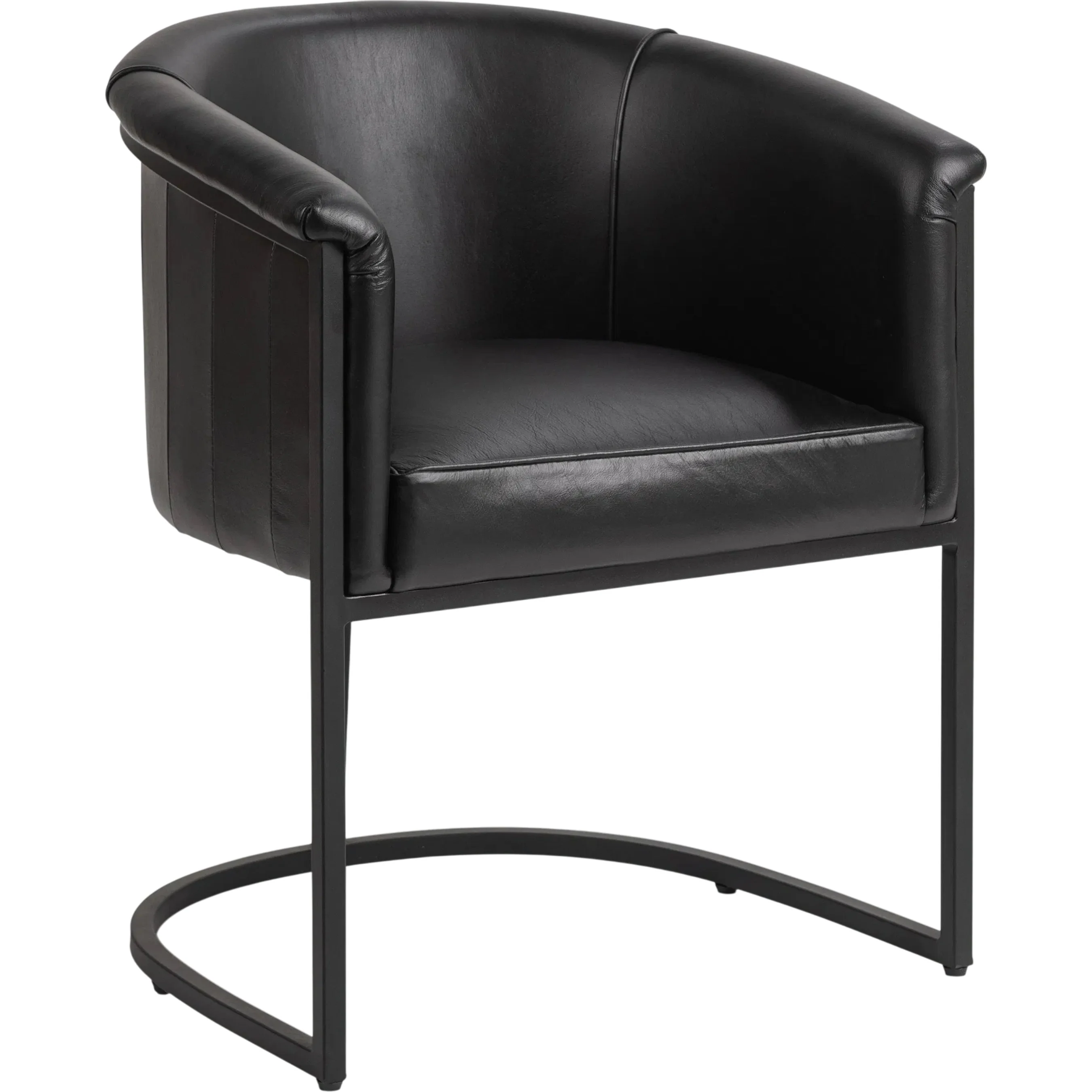 Hester Top Grain Leather Dining Chair